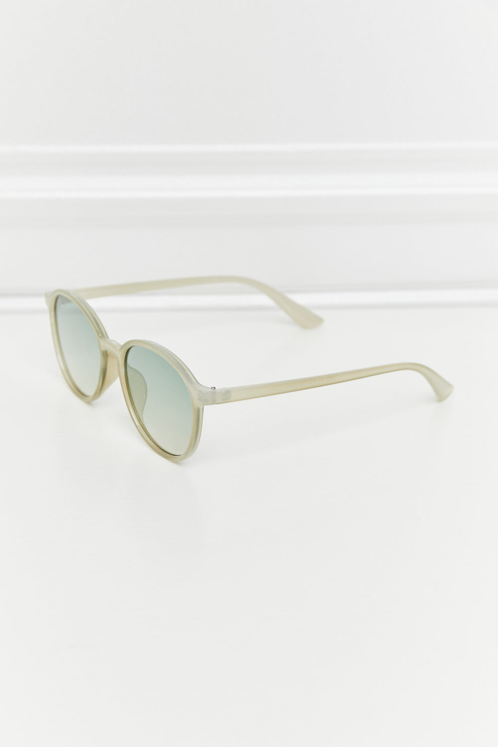 Full Rim Polycarbonate Frame Sunglasses Sage One Size