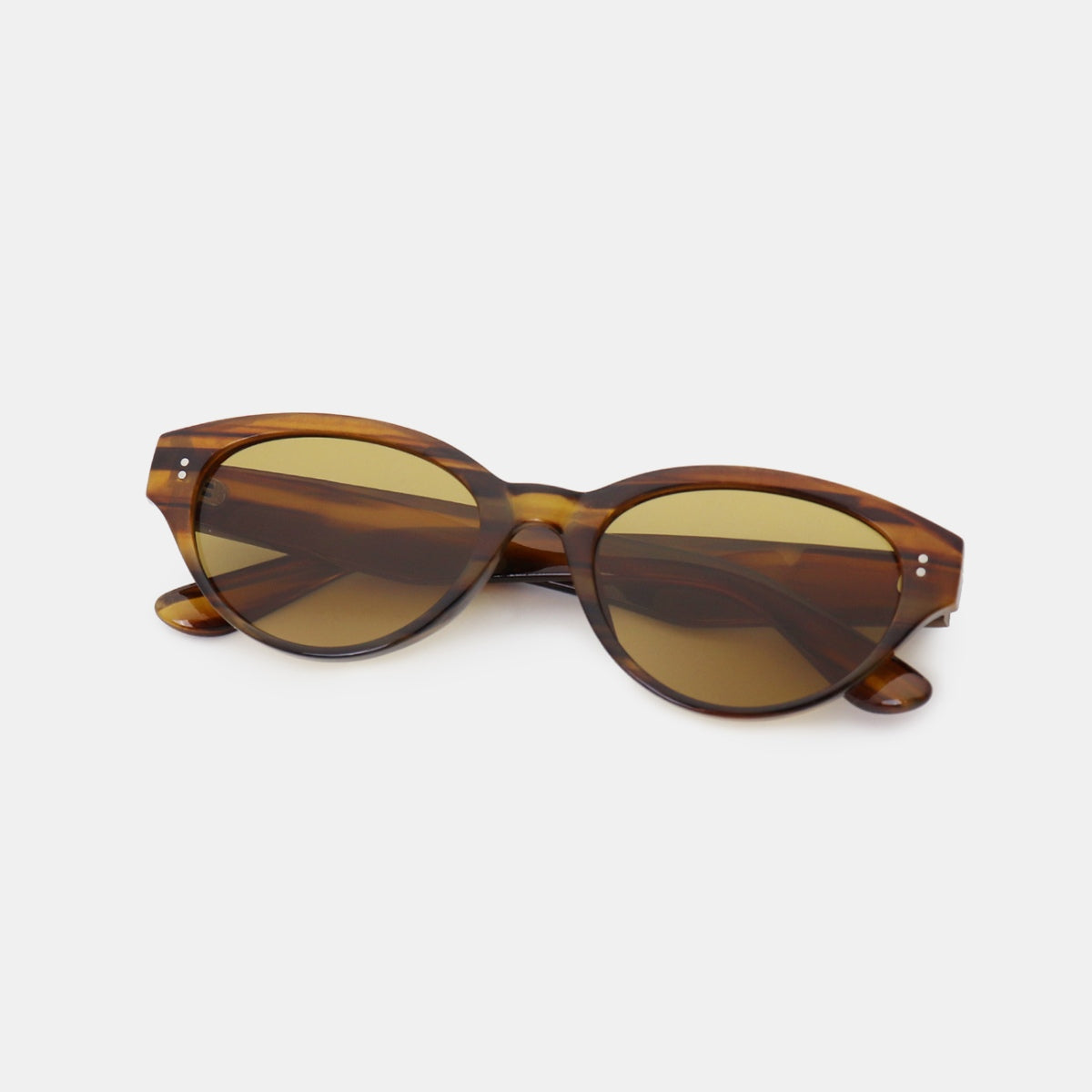 polycarbonate frame cat-eye sunglasses shown as apparel