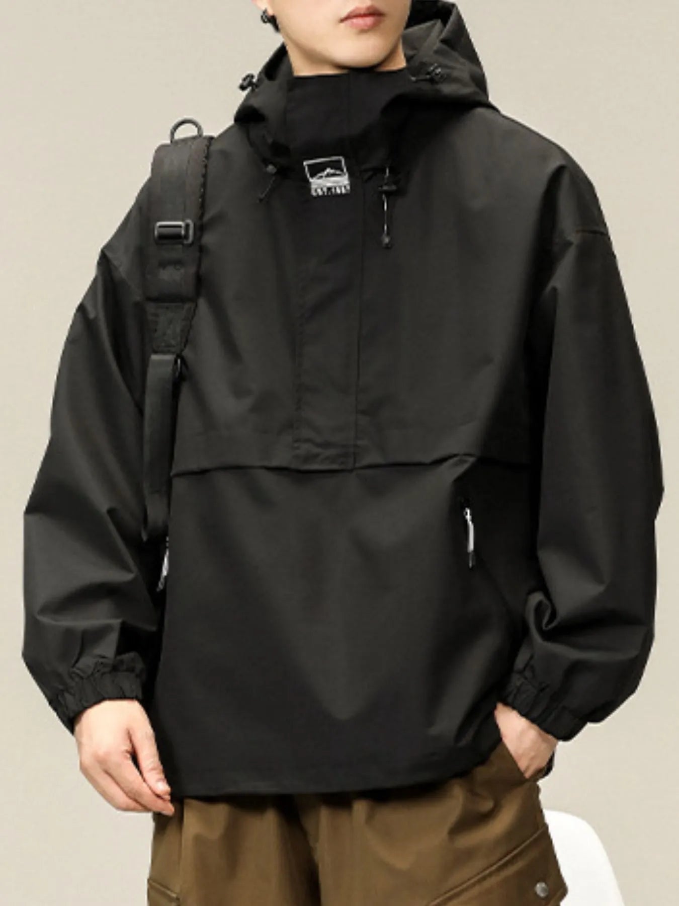men’s modern warm jacket with fleece interior