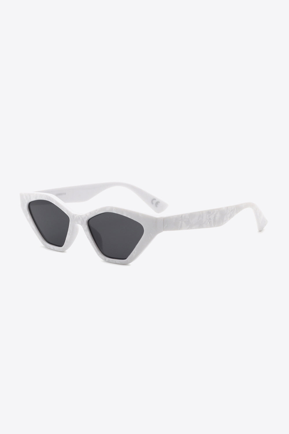 Cat Eye Polycarbonate Sunglasses Light Gray One Size