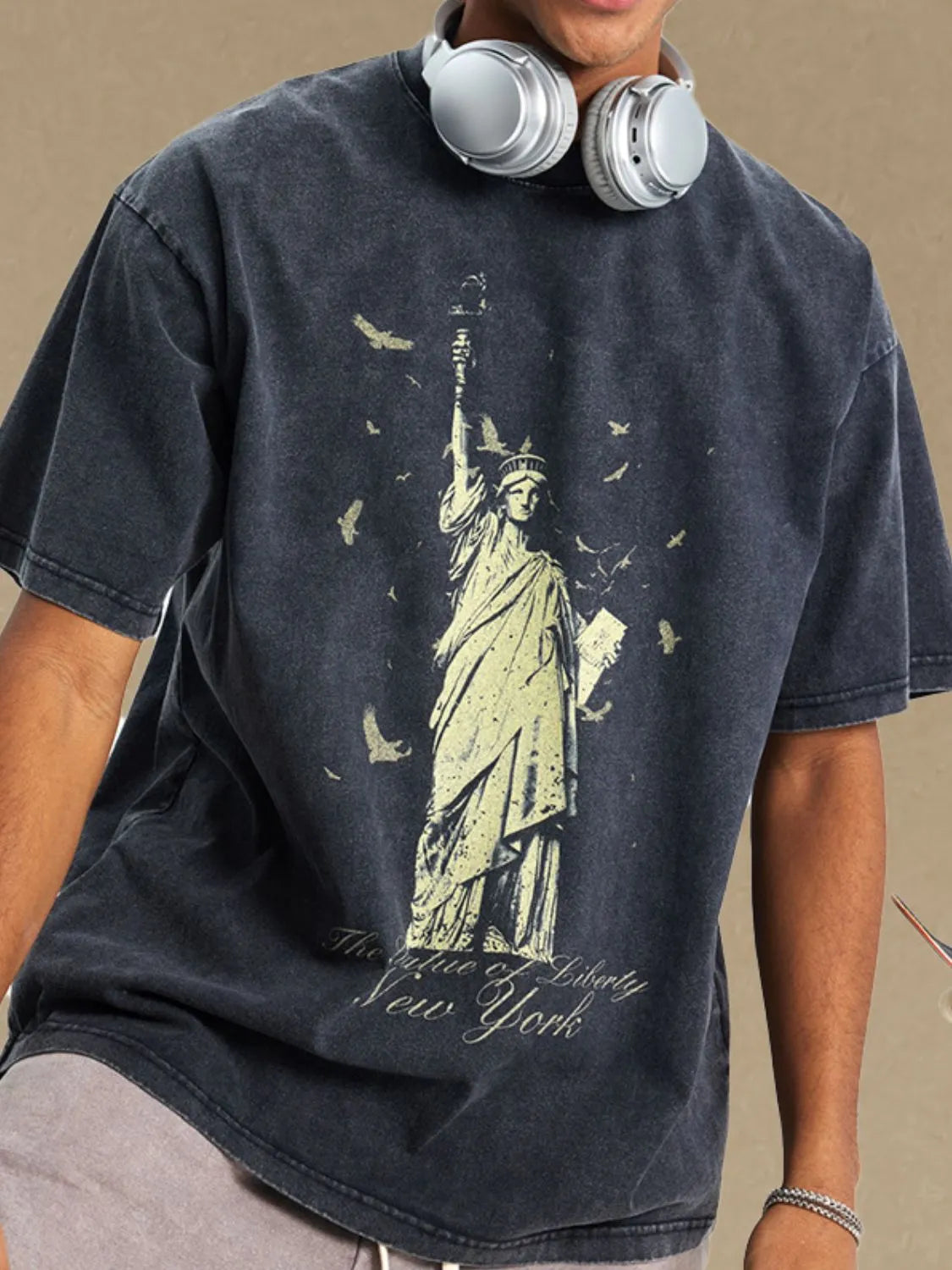 men's graphic round neck half sleeve t-shirt men’s athletic top