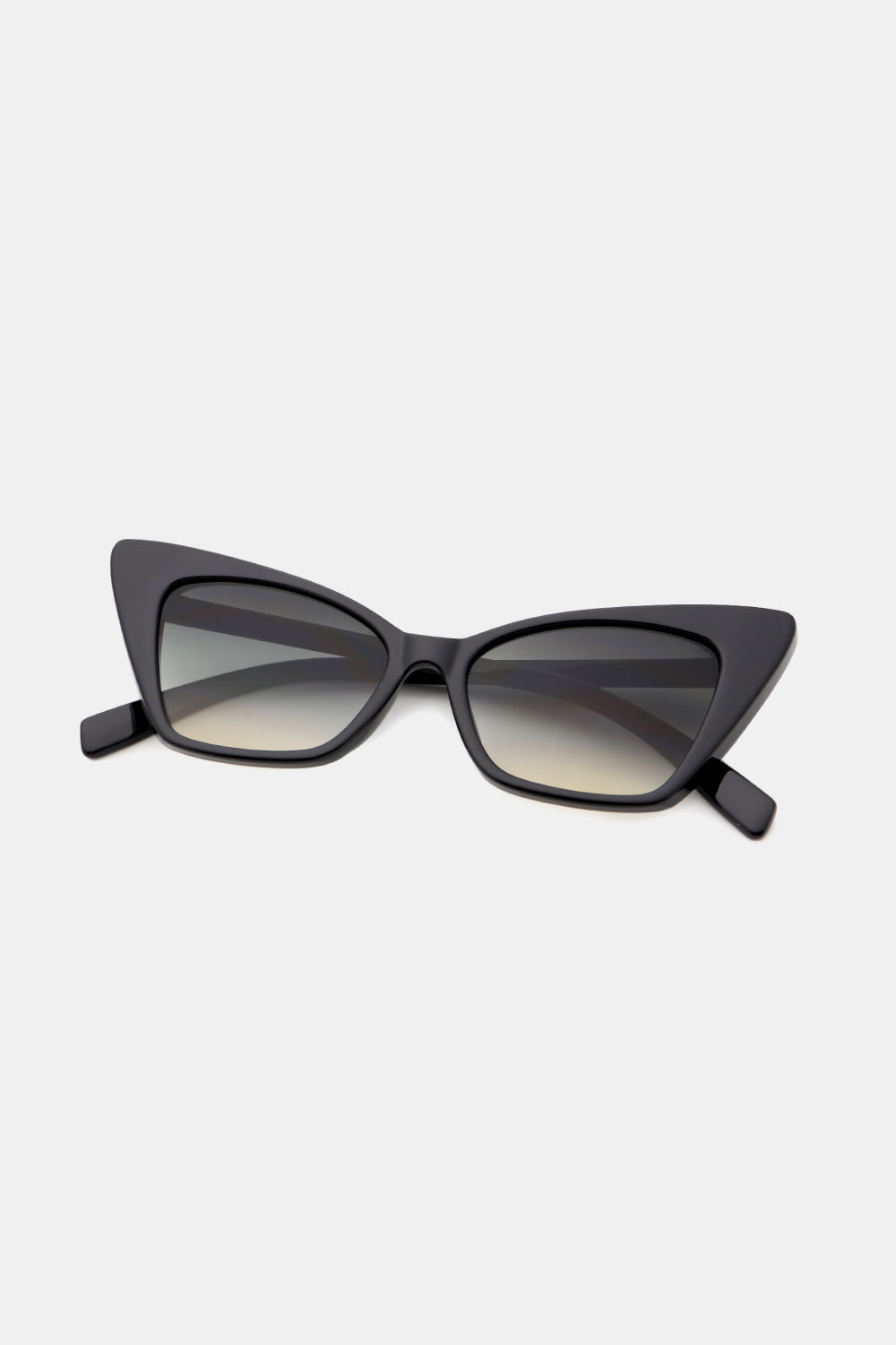 acetate lens cat eye sunglasses styled as apparel
