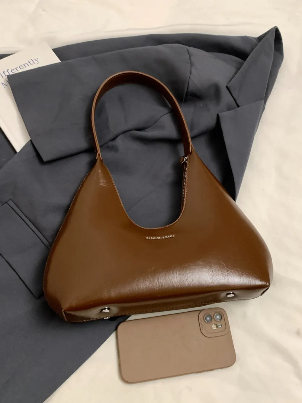 PU Leather Shoulder Bag