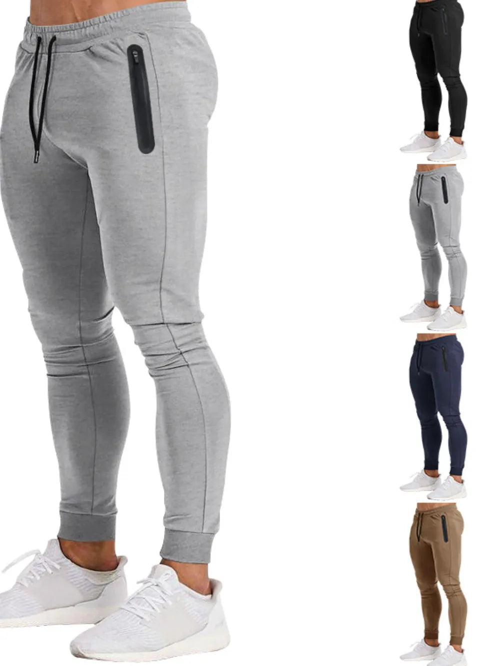 men’s apparel — men's full size drawstring pants with pockets plus size