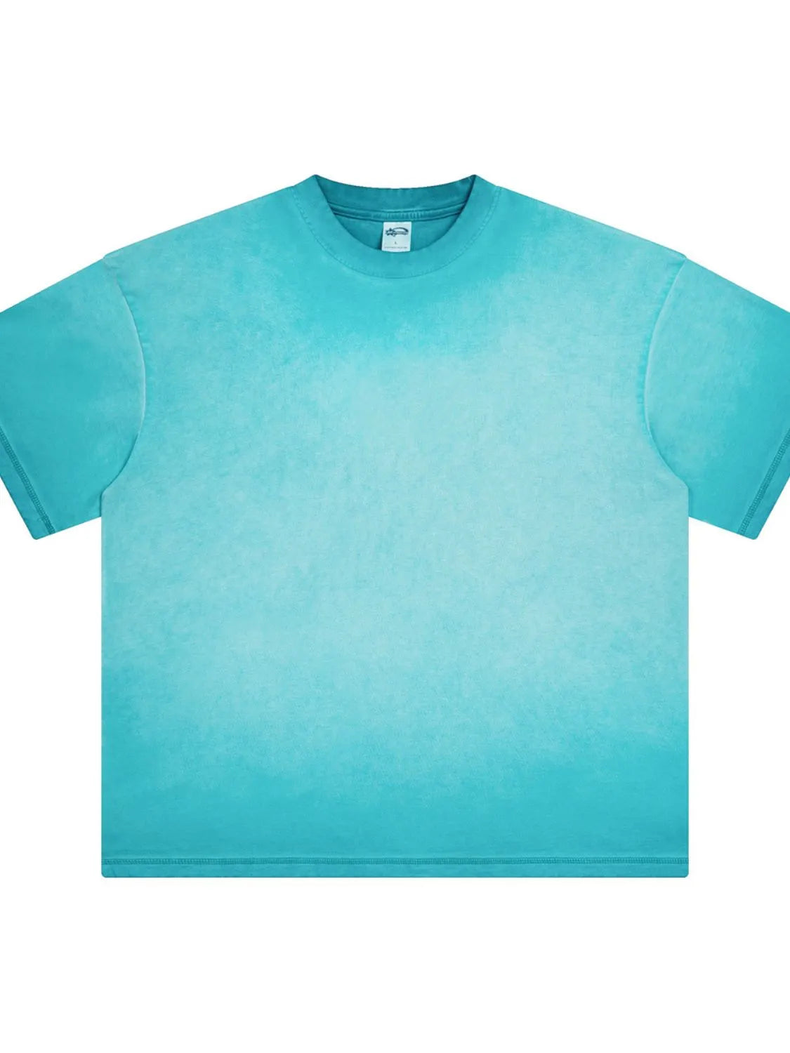 Men's Round Neck Half Sleeve T-Shirt Pastel Blue