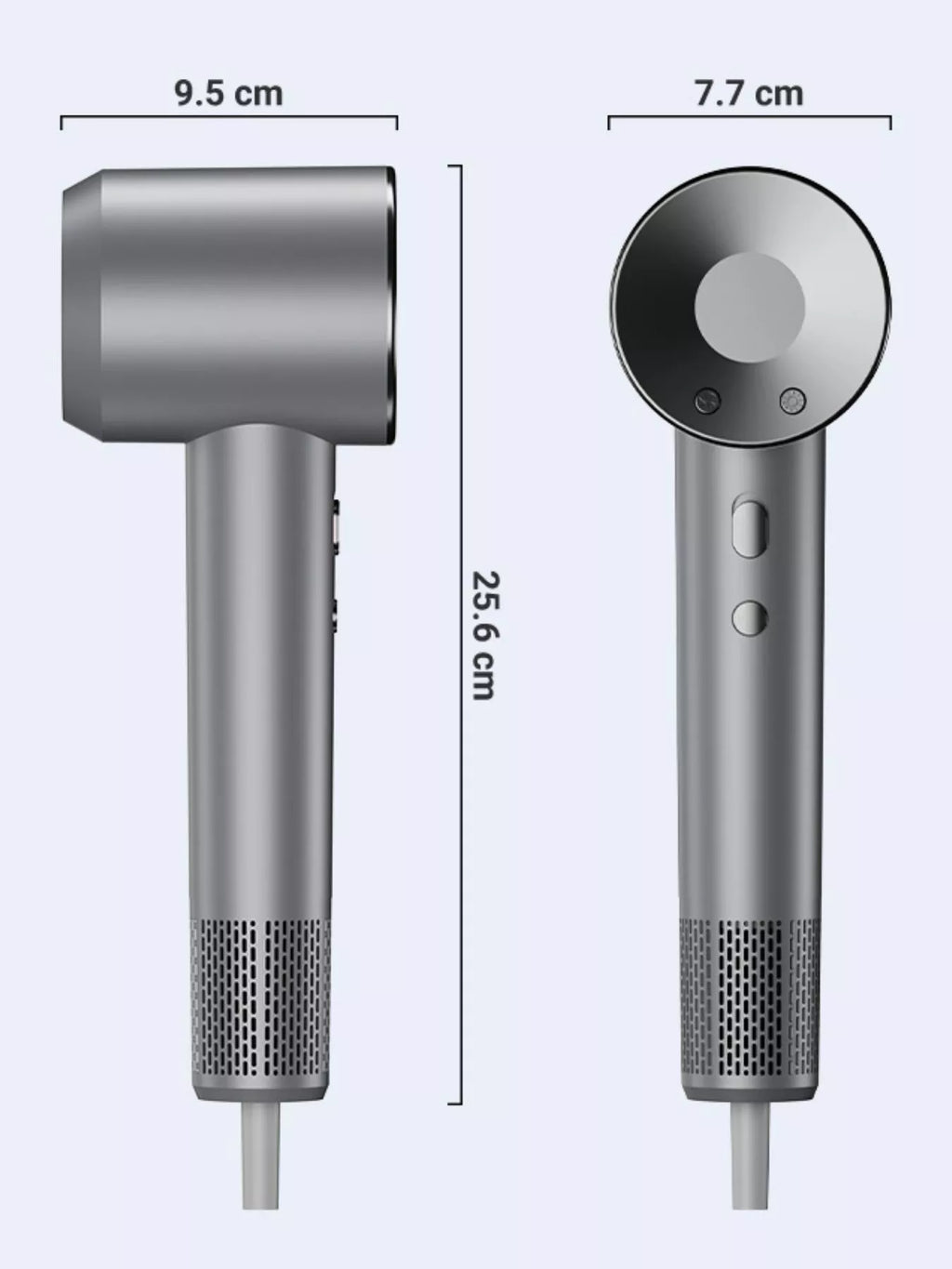 intelligent temperature control high-speed hair dryer - styling option