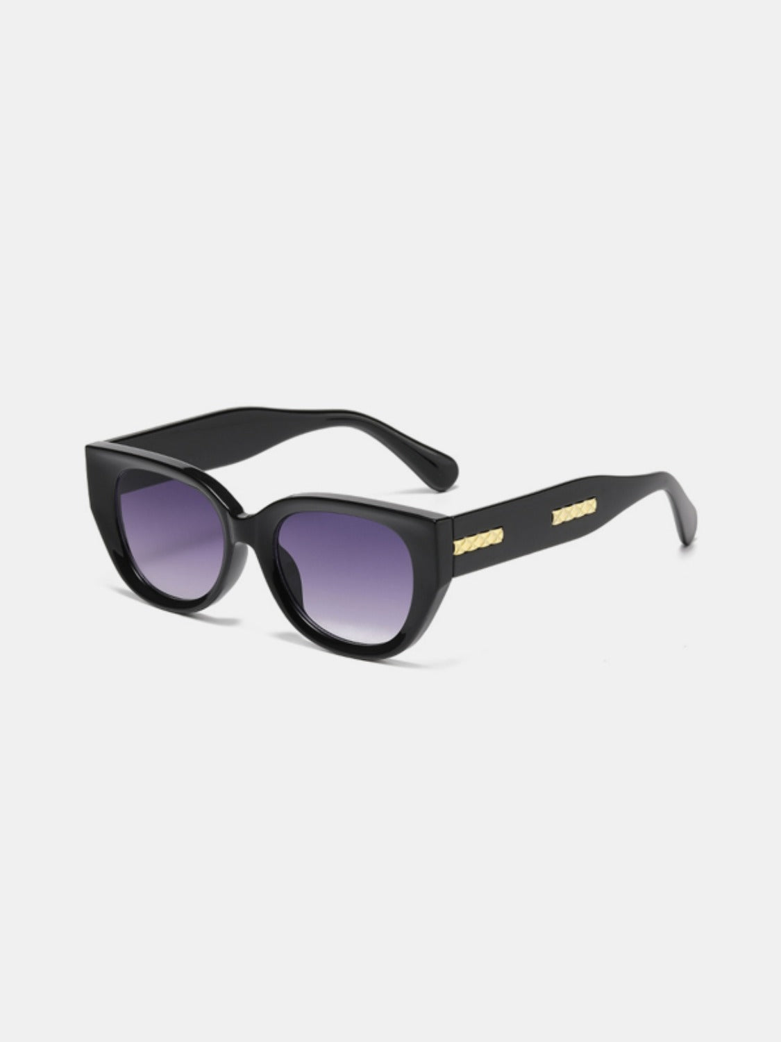 Cat Eye Polycarbonate Frame Sunglasses Lavender One Size