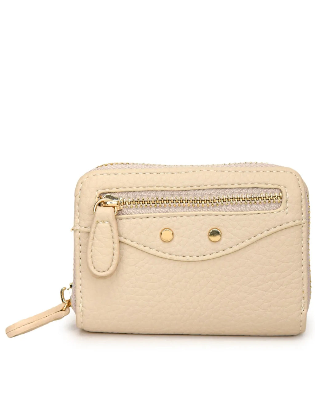 PU Leather Solid Color Card Case