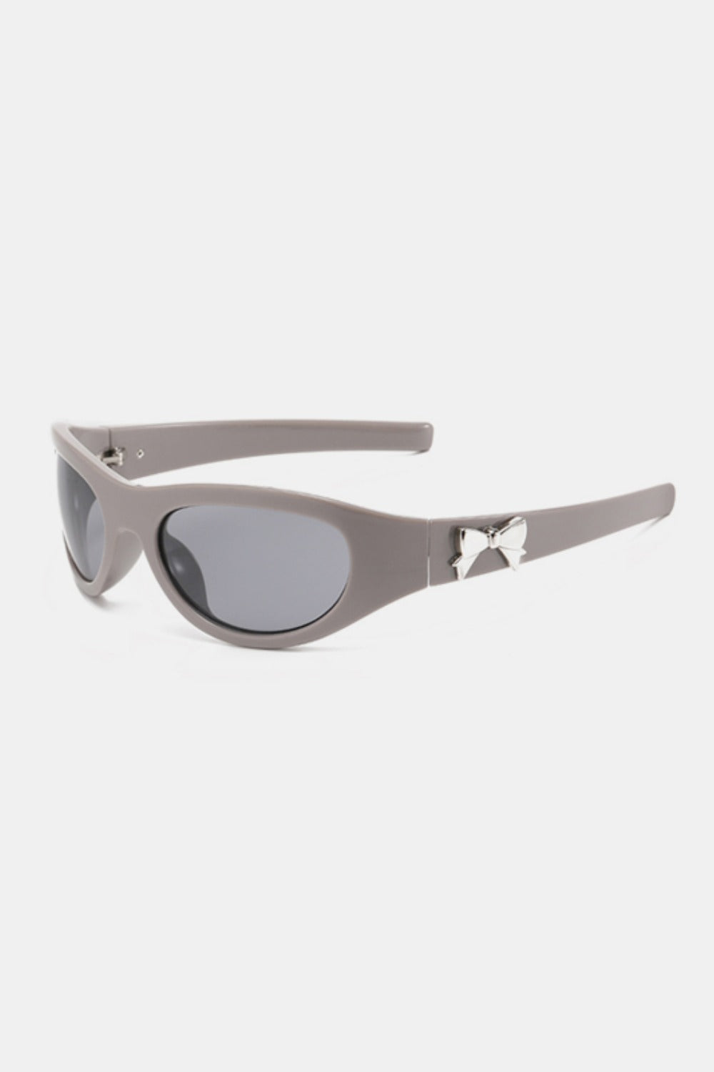Polycarbonate Frame Cat-Eye Sunglasses Gray One Size