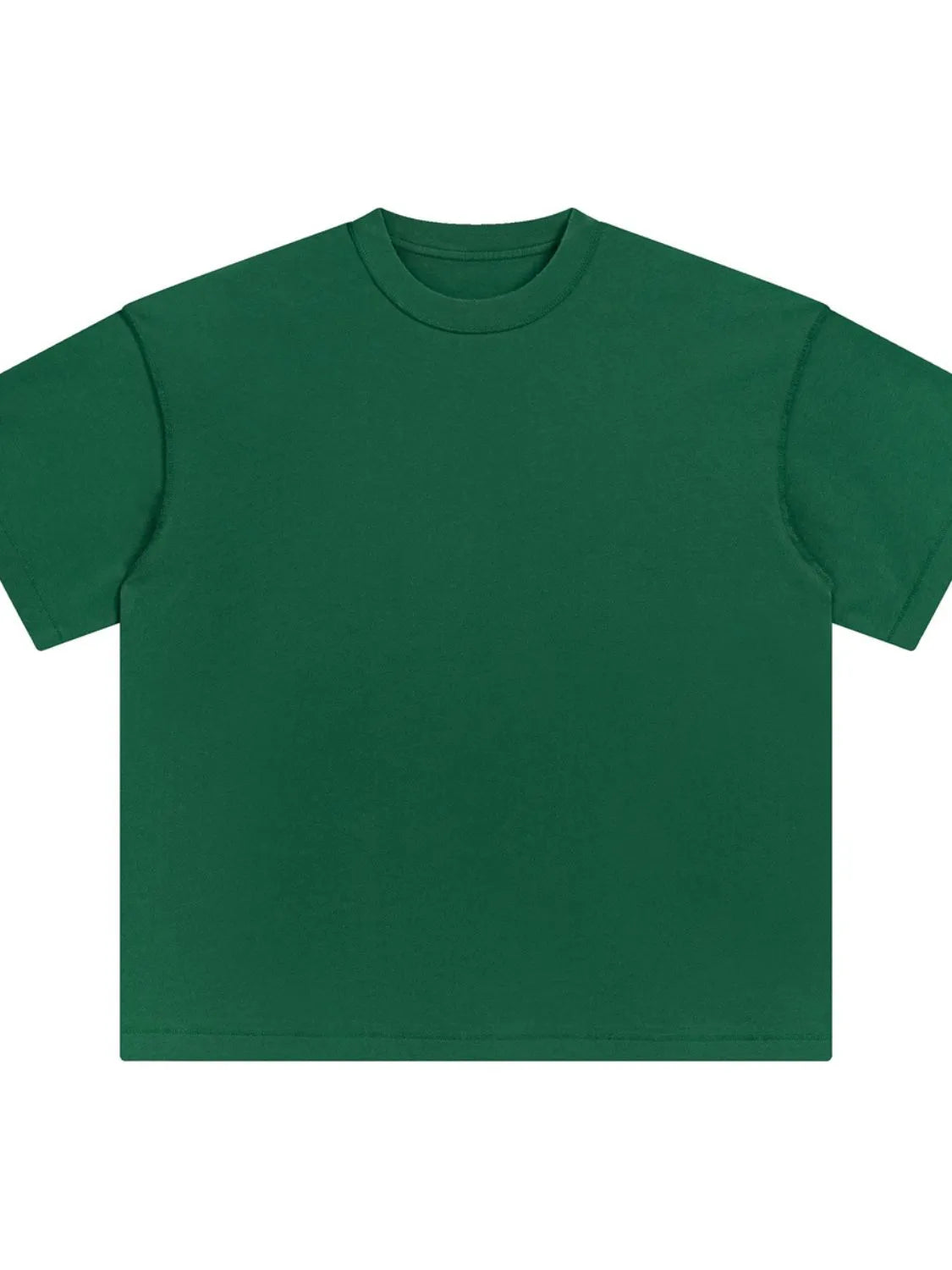 Men's Round Neck Half Sleeve T-Shirt Dark Green