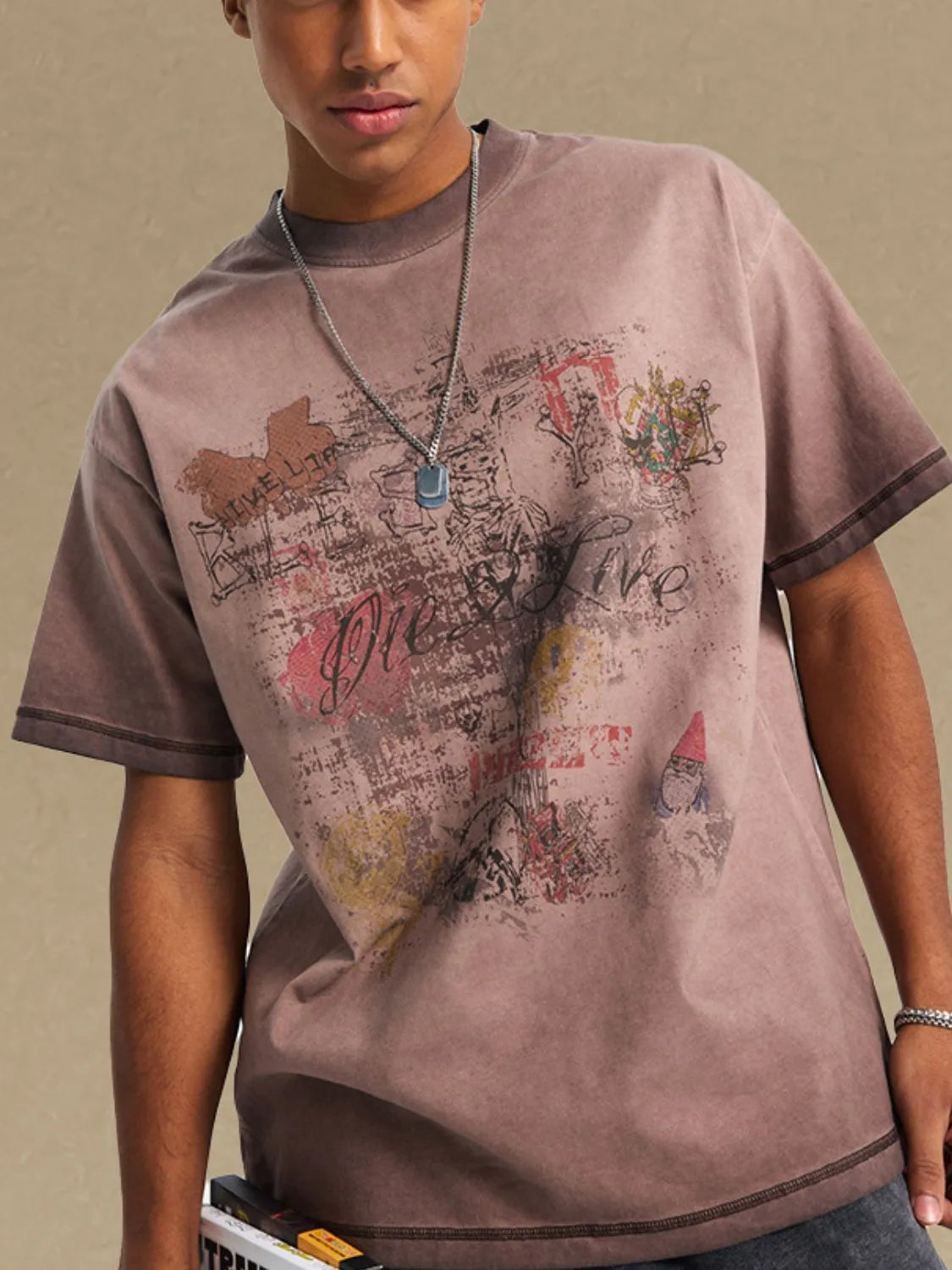 men's graphic round neck half sleeve t-shirt men’s athletic top