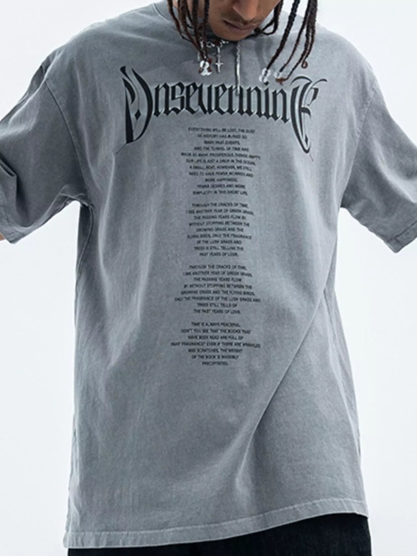 men's men's short sleeve oversized t-shirt - product detail