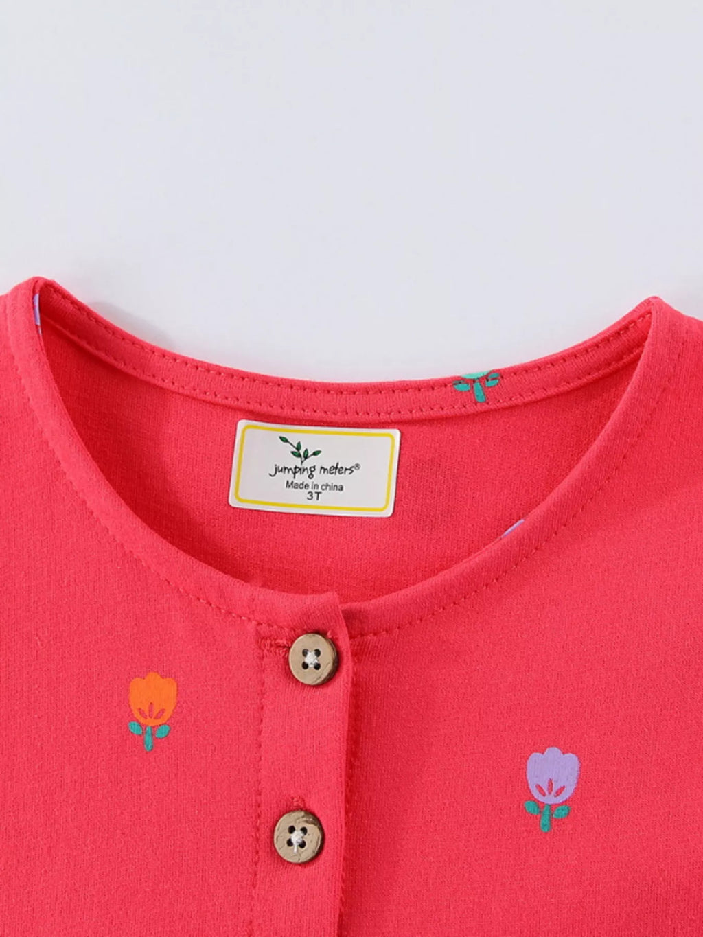 women's children's dinosaur button-front dress - lifestyle shot