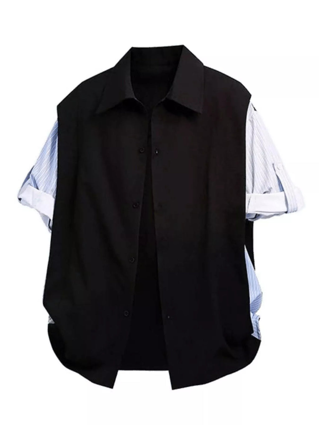 men's men's button up short sleeve shirt - main product image