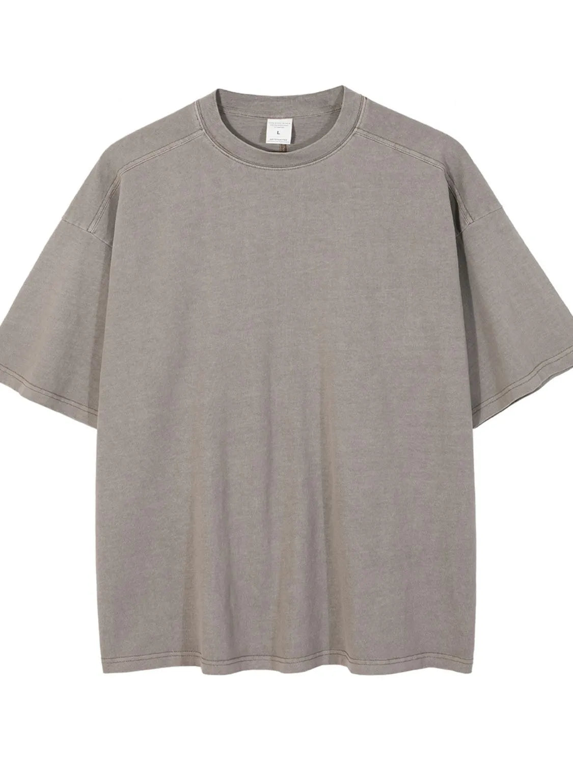 Men's Round Neck Half Sleeve T-Shirt Mocha