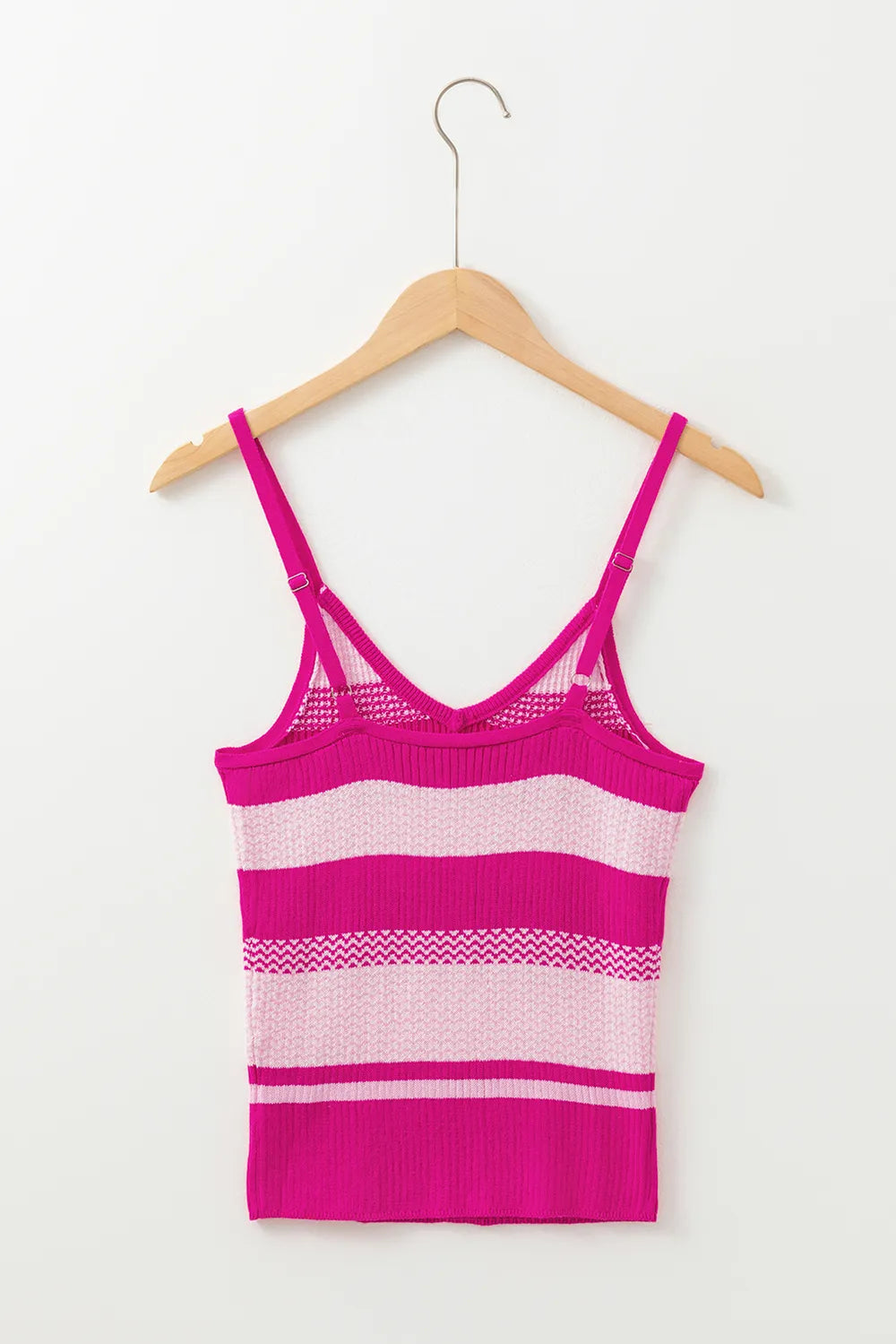 Color Block V-Neck Sweater Cami