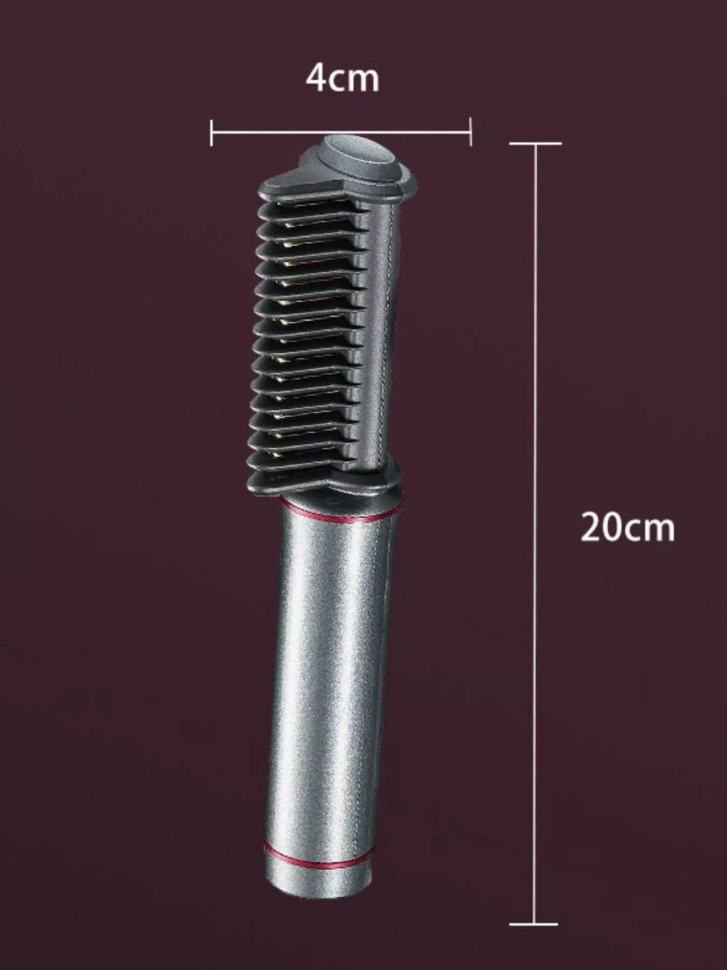 heated straightening comb - extra view