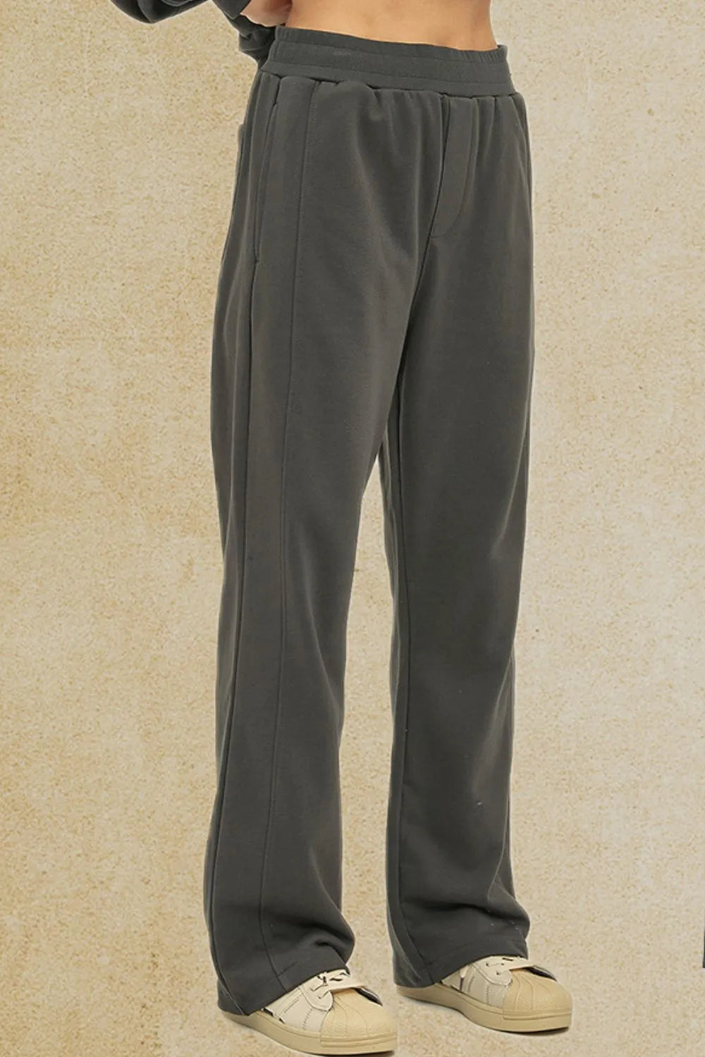 men’s apparel — men's elastic waist pants with pockets