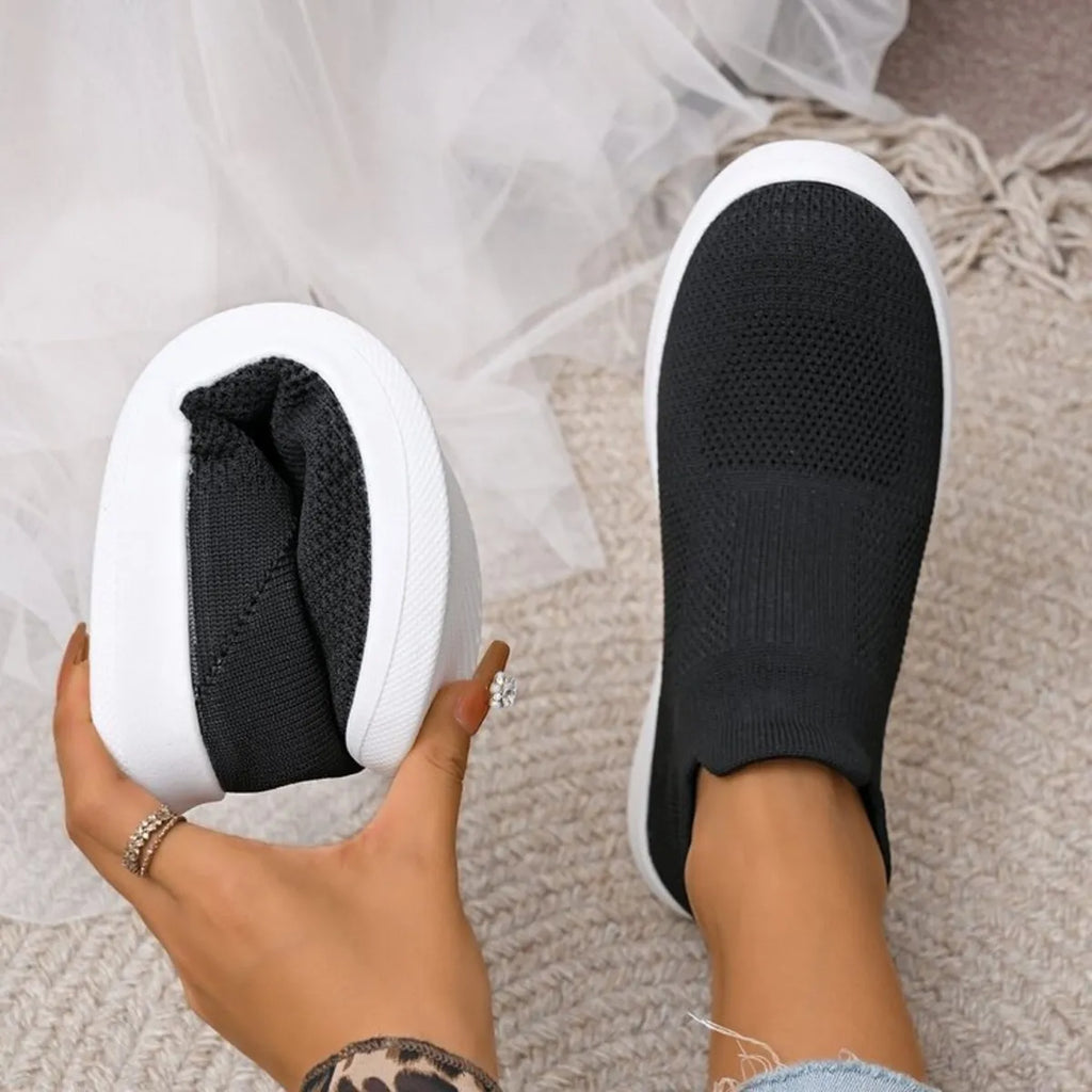 women's breathable mesh athletic sneakers - styling option