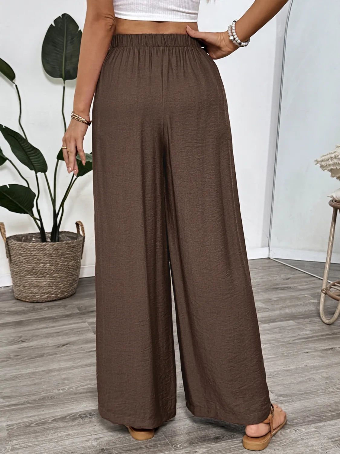 Casual Wide Leg Pants