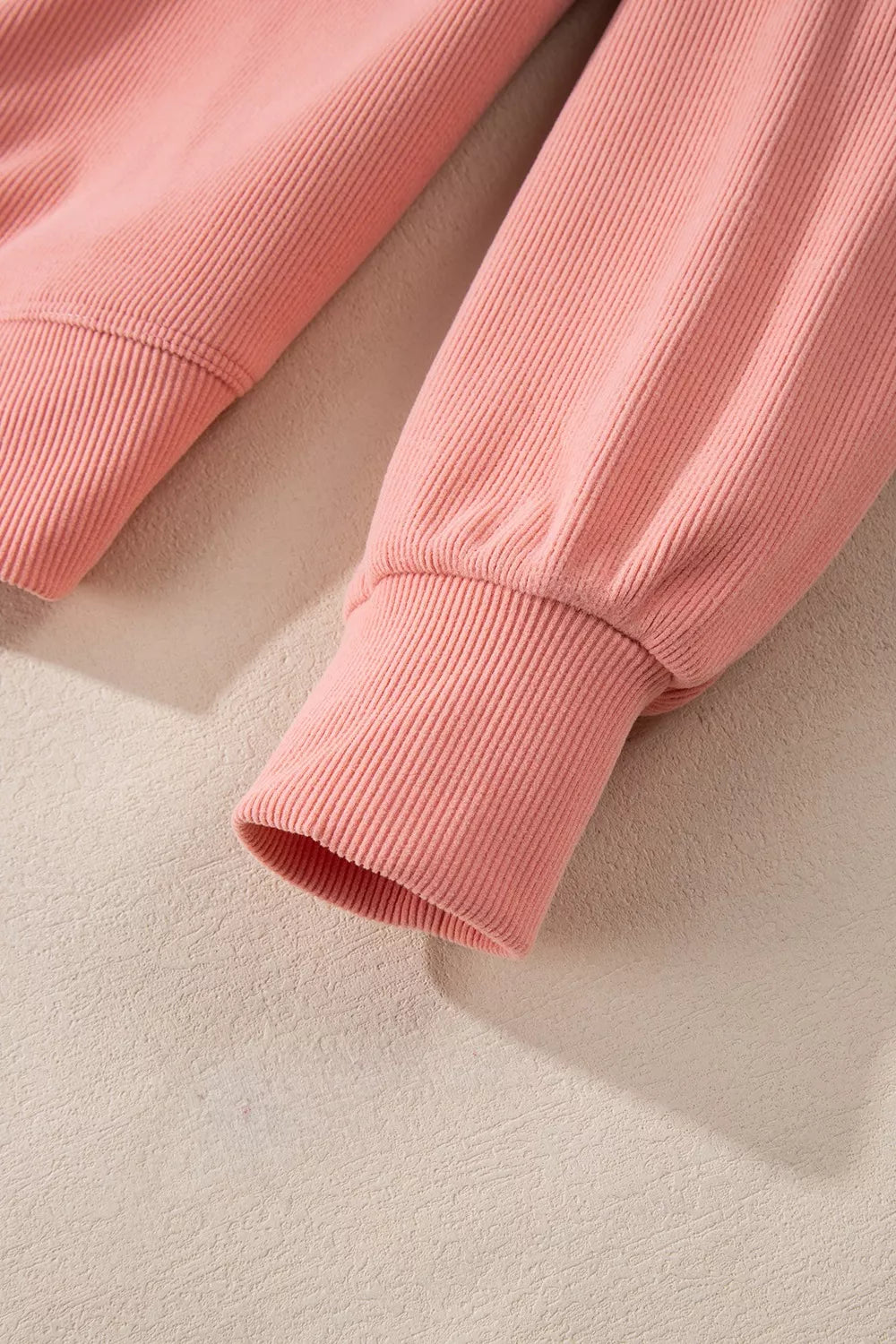 women's ribbed round neck top and pants set - extra view