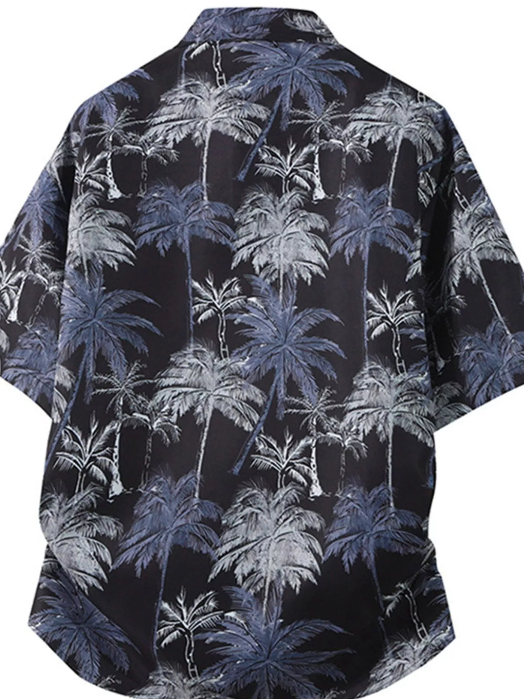 men's men's plus size tropical print short sleeve casual shirt - styling option
