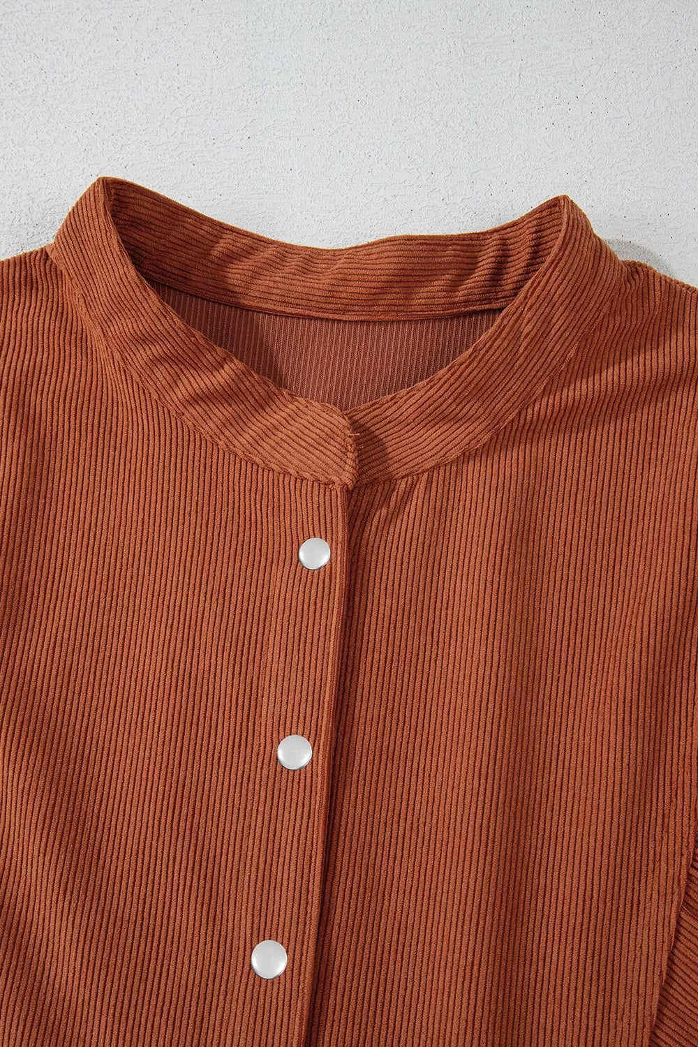 women's corduroy button-down babydoll dress - additional image