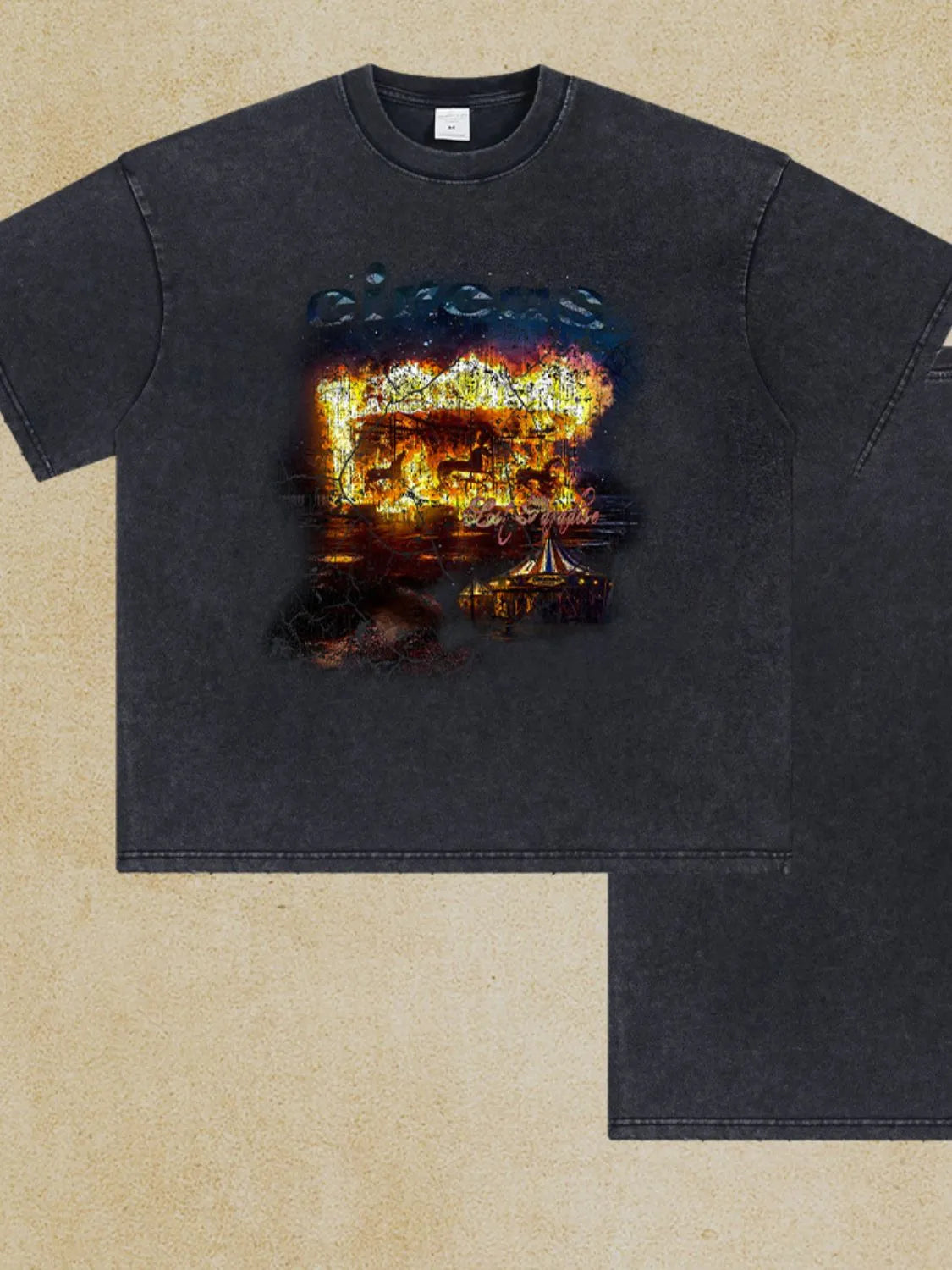 Men's Graphic Round Neck Half Sleeve T-Shirt