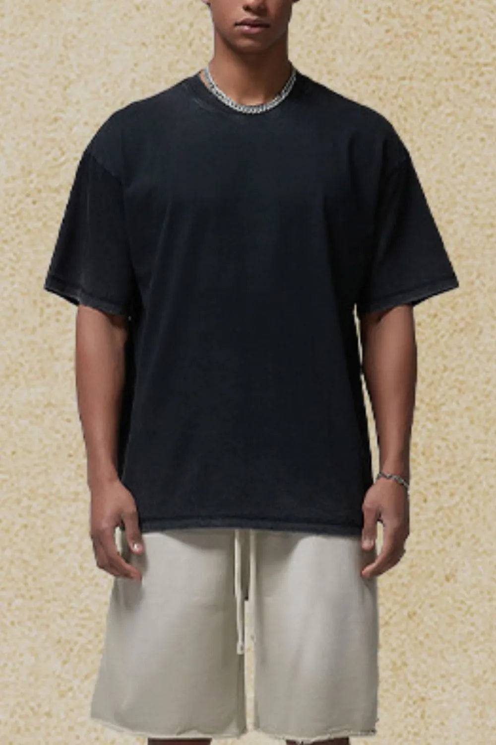 men's round neck half sleeve t-shirt men’s casual tee