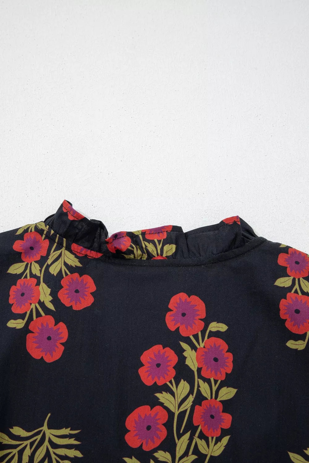 women's floral print tiered maxi dress - styling option