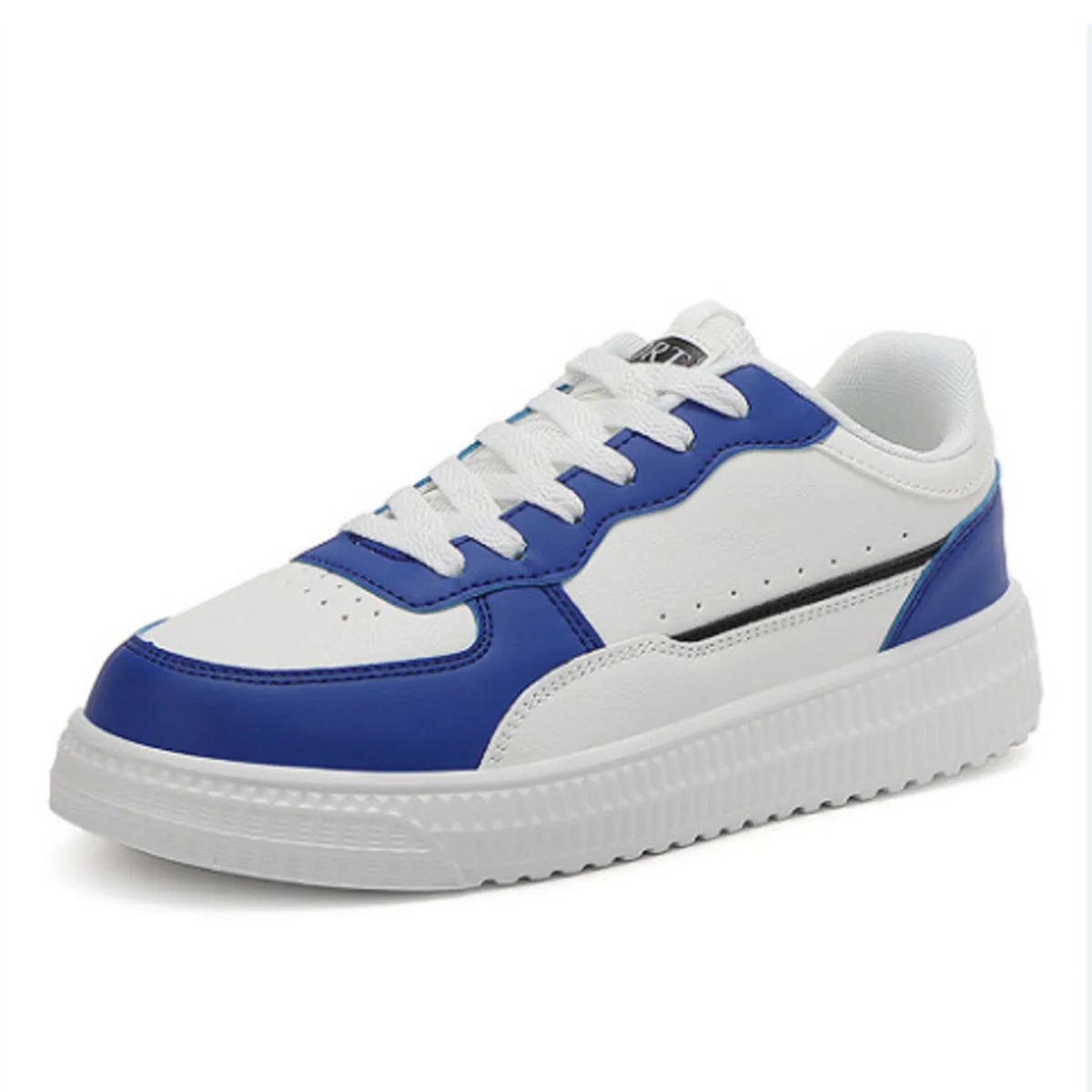 women's lace up contrast platform sneakers - styling option