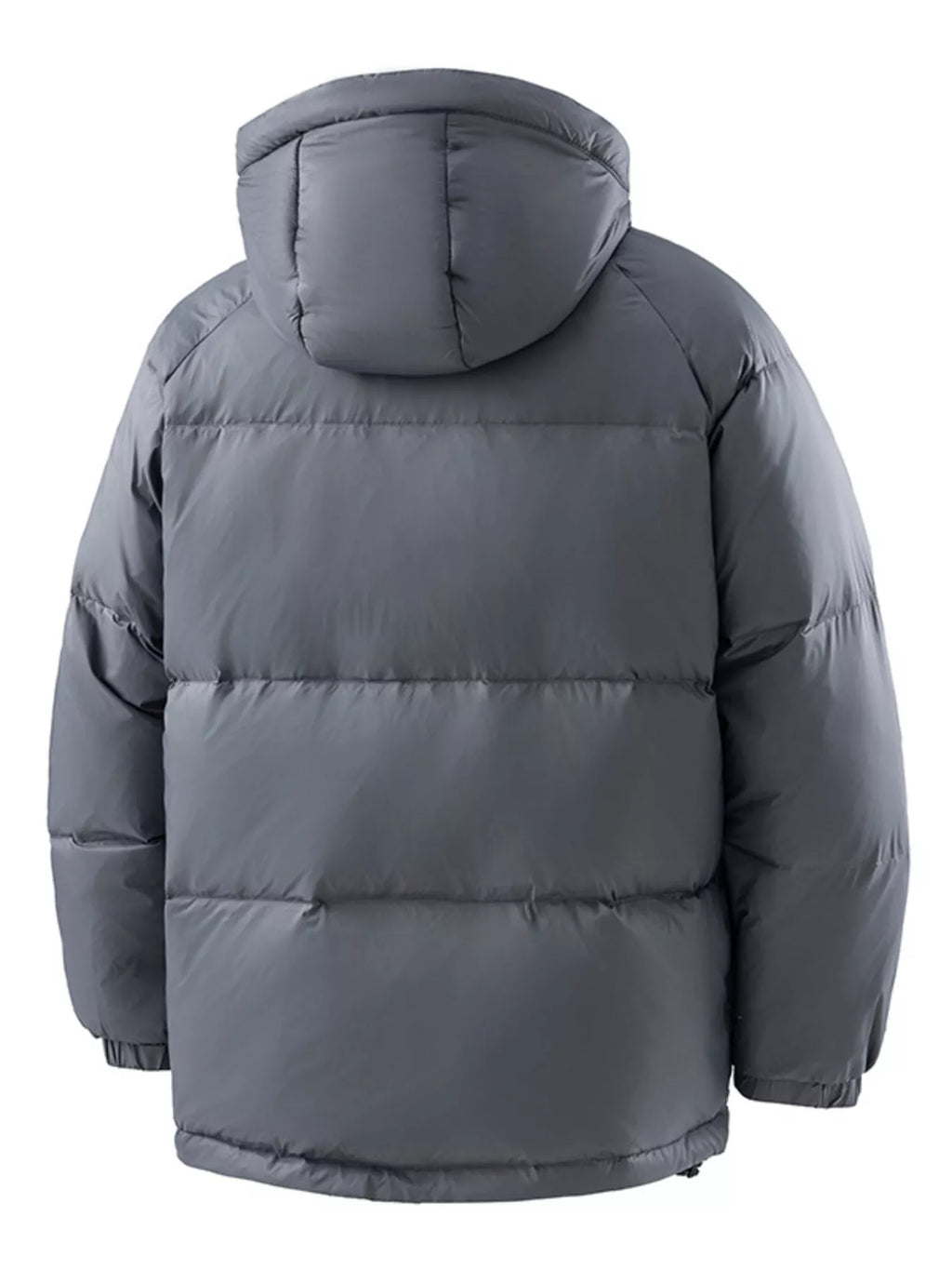 men's men's full size padded hooded puffer jacket plus size - styling option