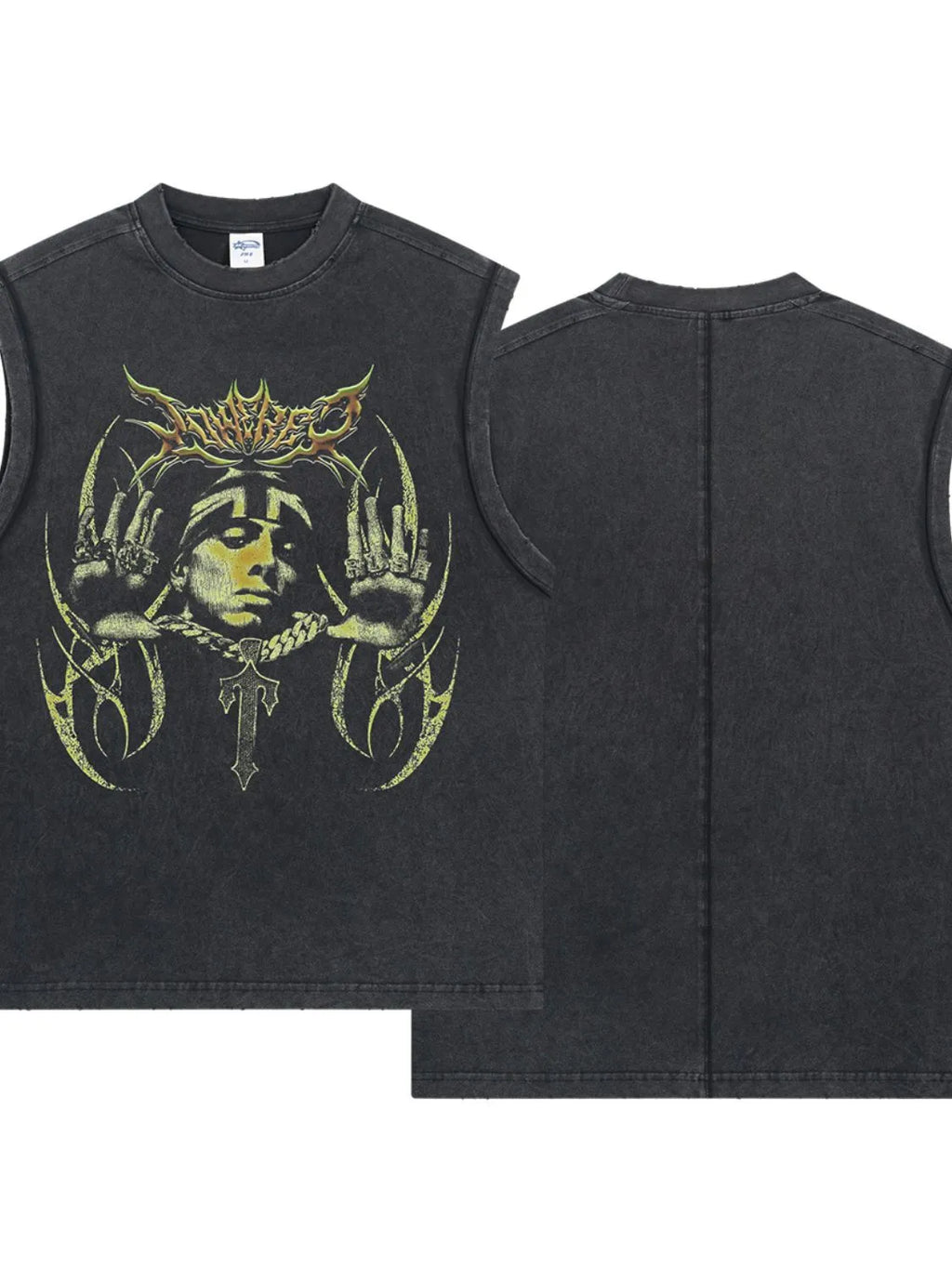 Men's Graphic Round Neck Tank