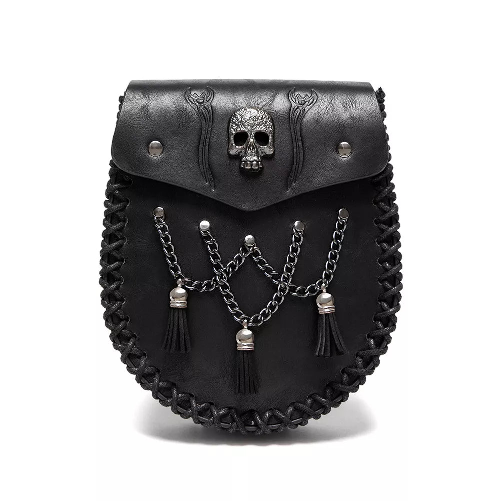 medieval faux leather belt coin pouch - product detail