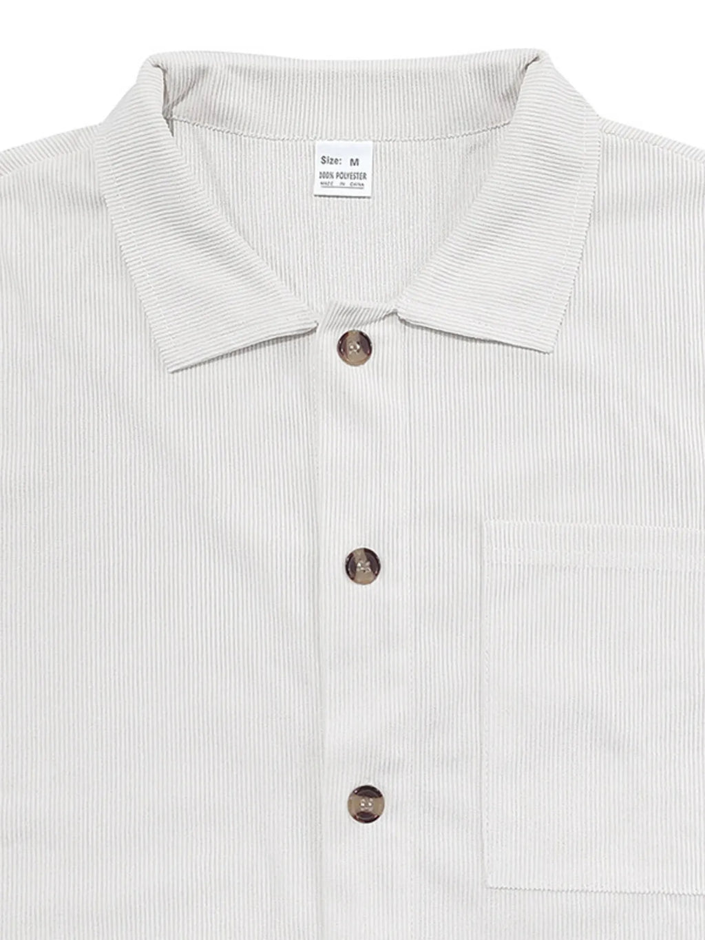 men's men's full size button up top and shorts set plus size - additional image