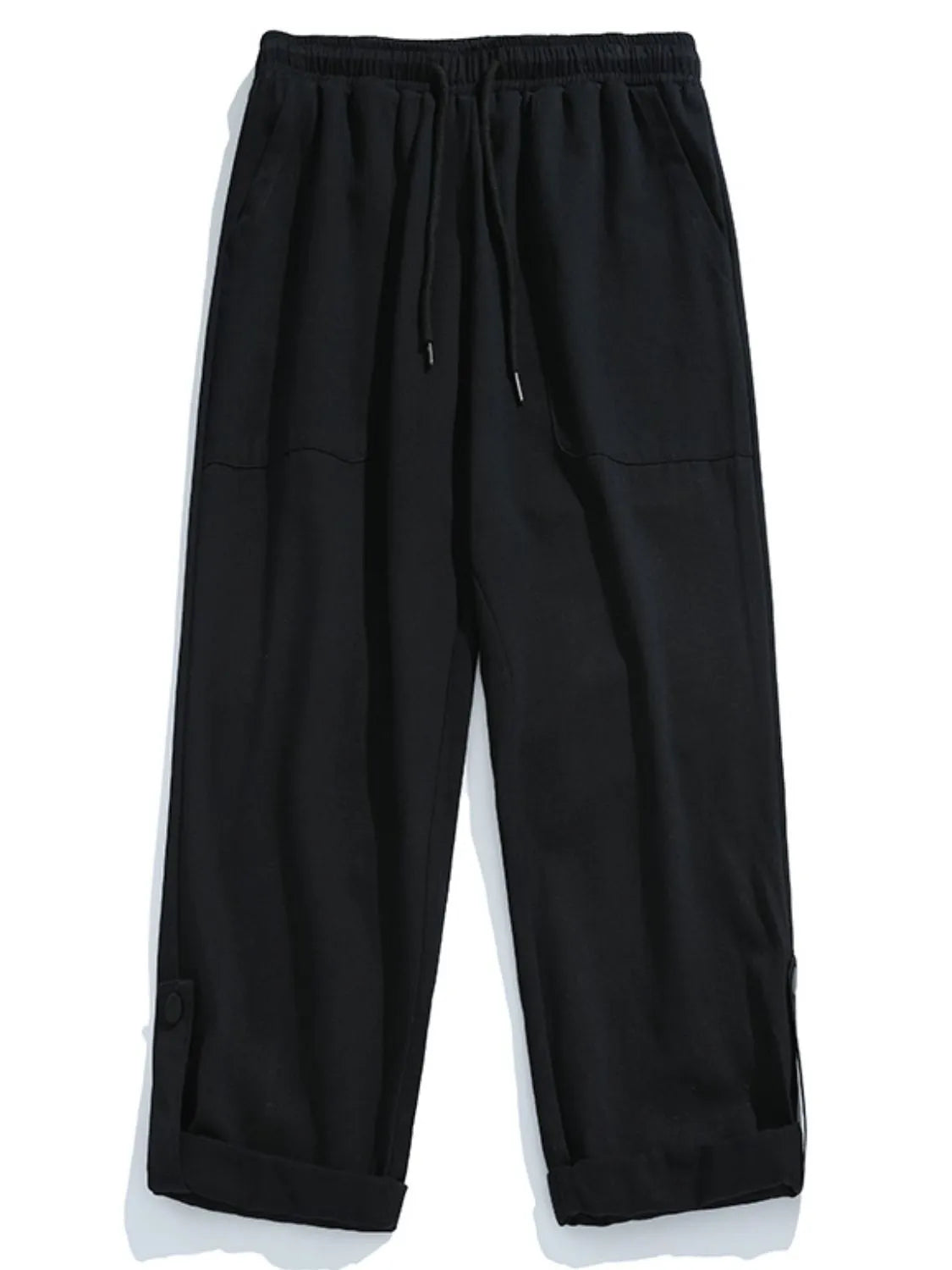 Men's Plus Size Drawstring Pants with Pockets