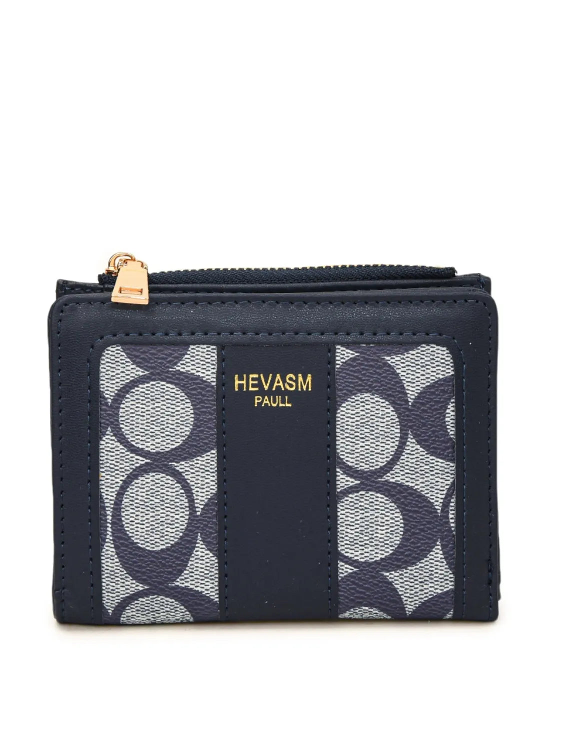 PU Leather Card Case Dark Navy One Size