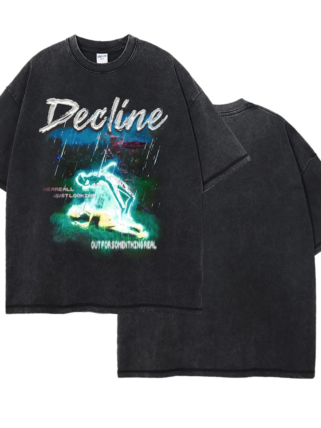 Men's Graphic Round Neck Half Sleeve T-Shirt