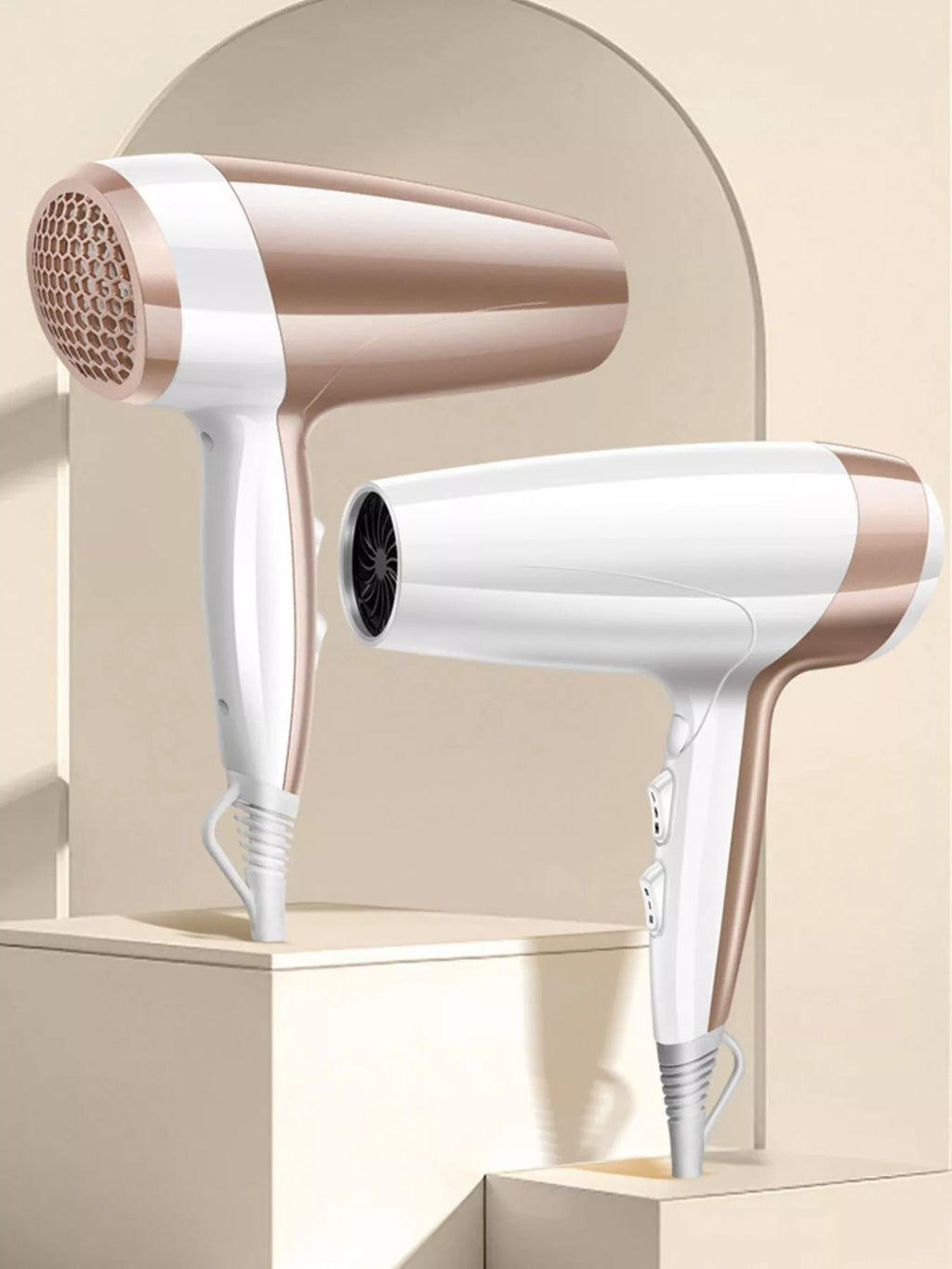 high power household hair dryer - side view