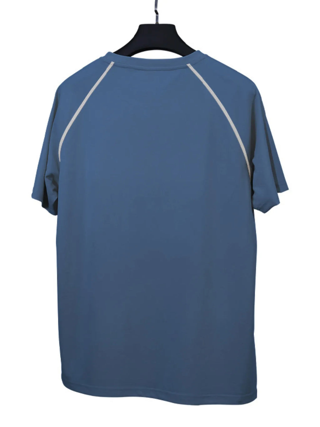 men's men's full size round neck short sleeve t-shirt and shorts set plus size - additional image
