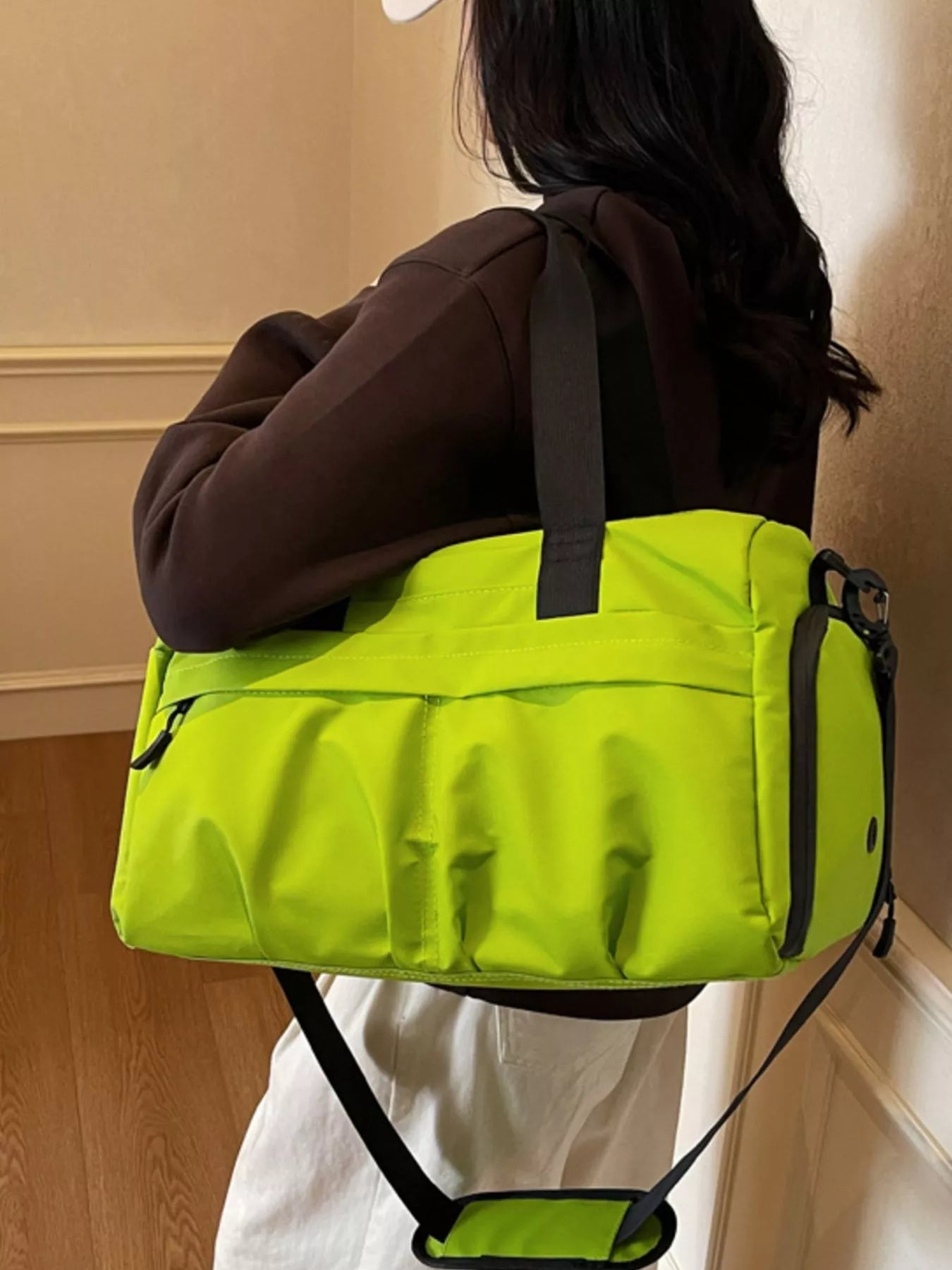 women's oxford cloth travel duffel bag - product detail