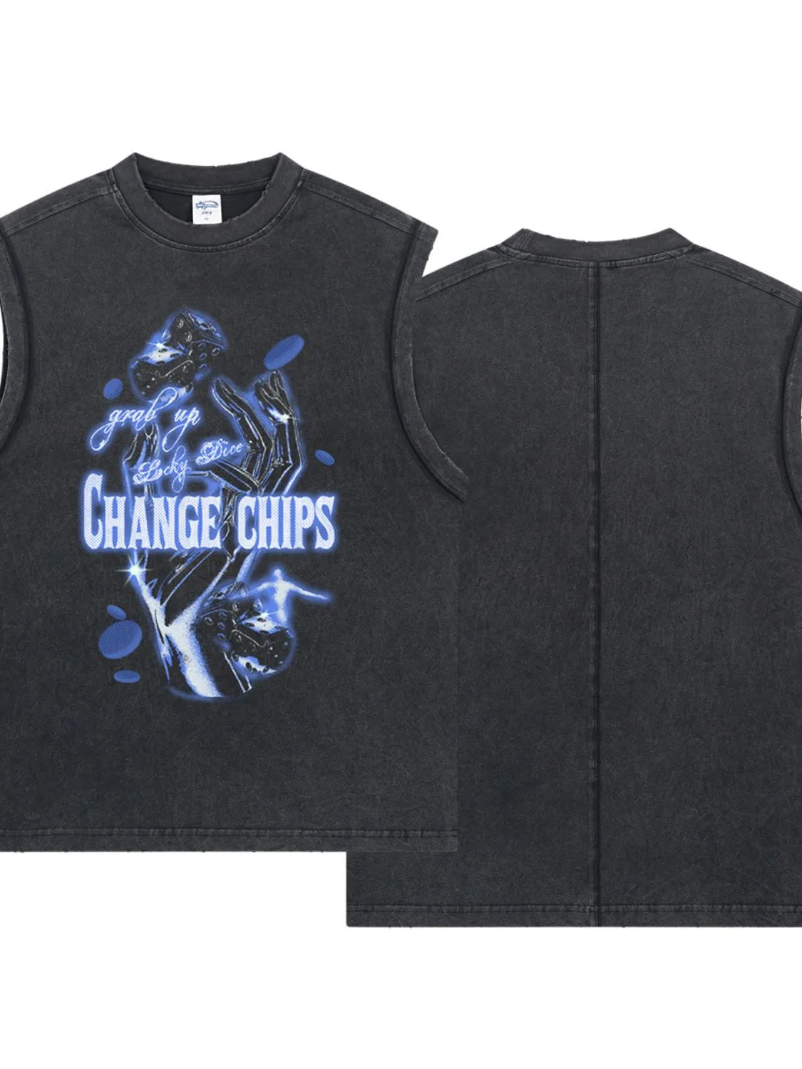 Men's Graphic Round Neck Tank