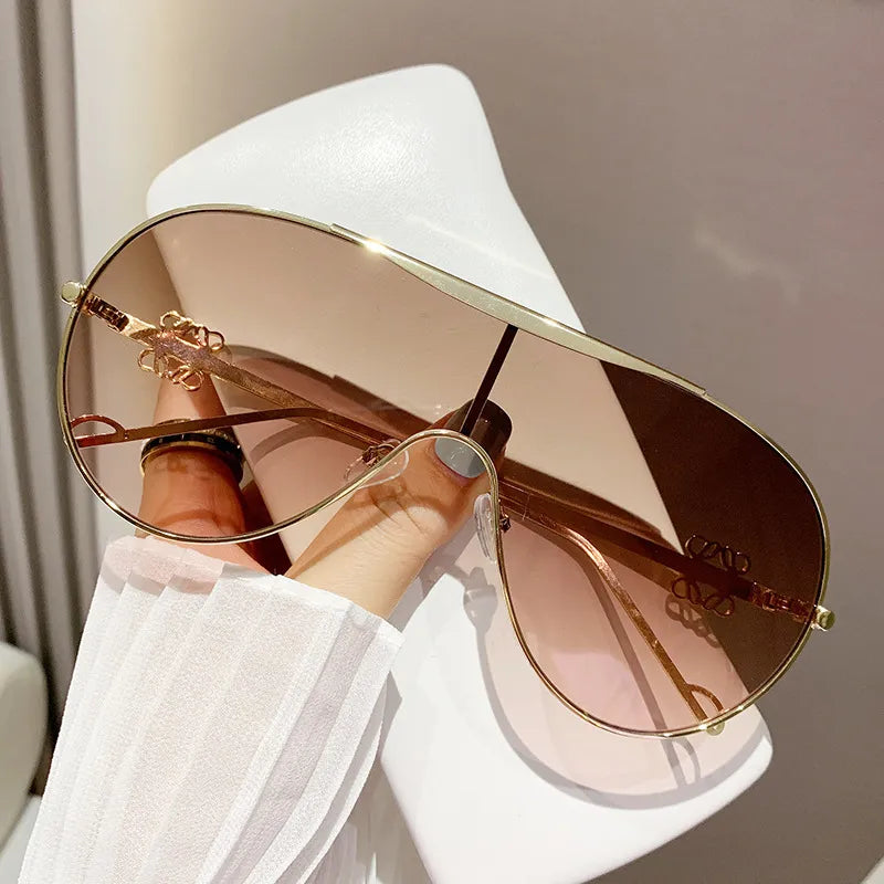 gradient aviator sunglasses — apparel view
