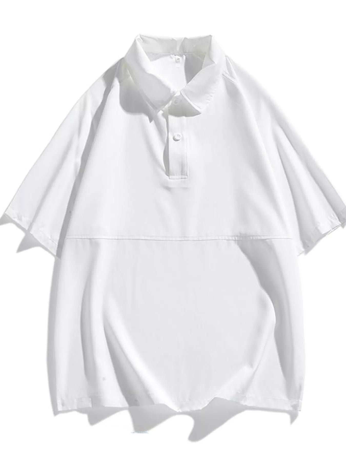 men's men's plus size button detail short sleeve polo - product detail