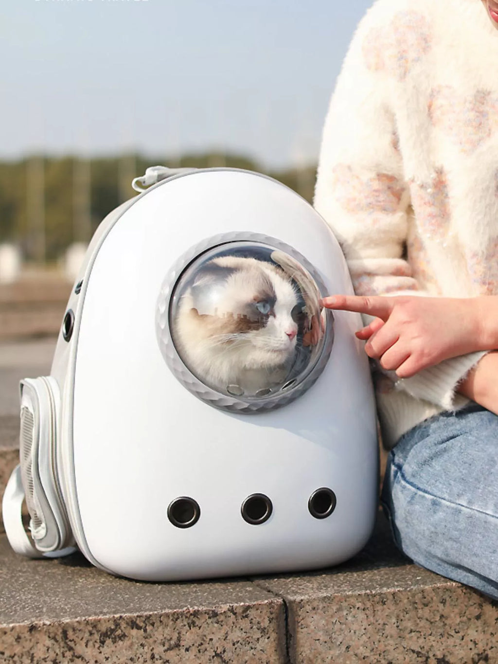women's space capsule transparent pet carrier backpack - product detail