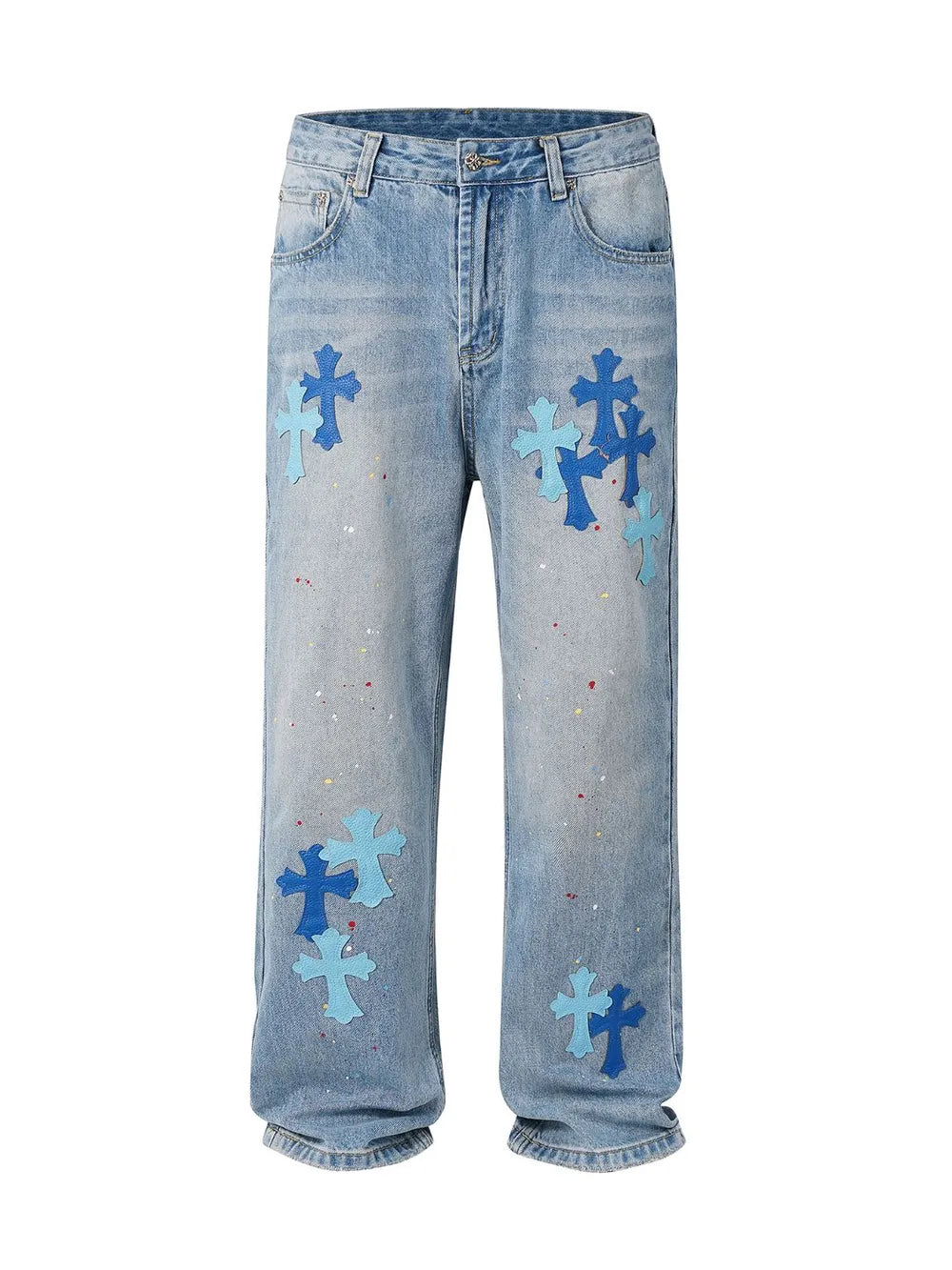 Men's Cross Wide Straight Jeans Medium
