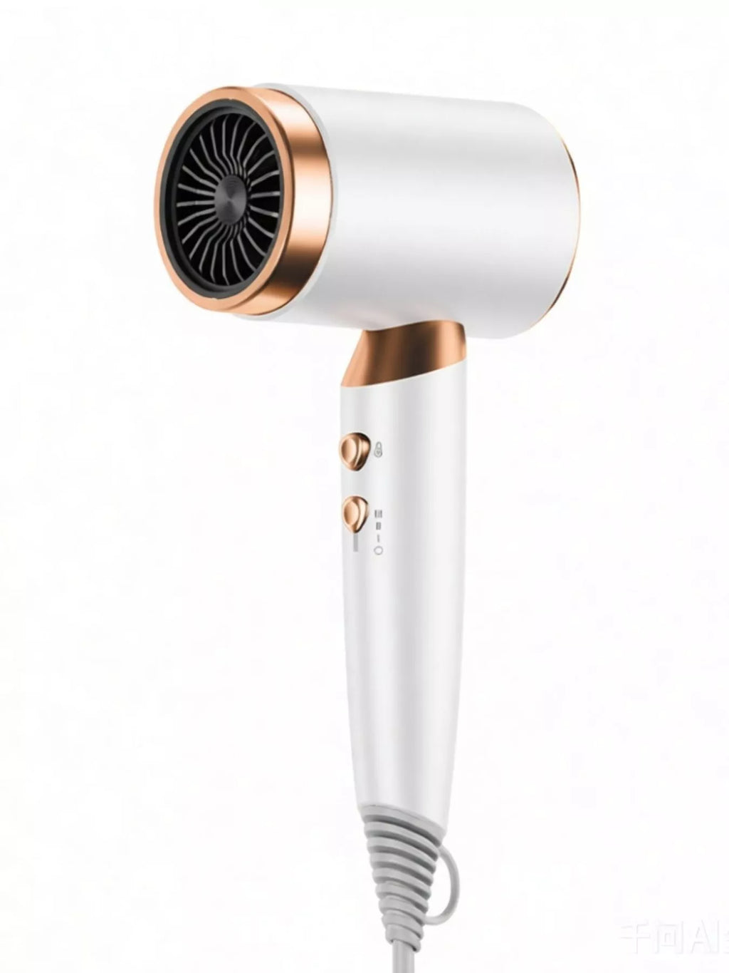 household hair dryer with temperature control - styling option