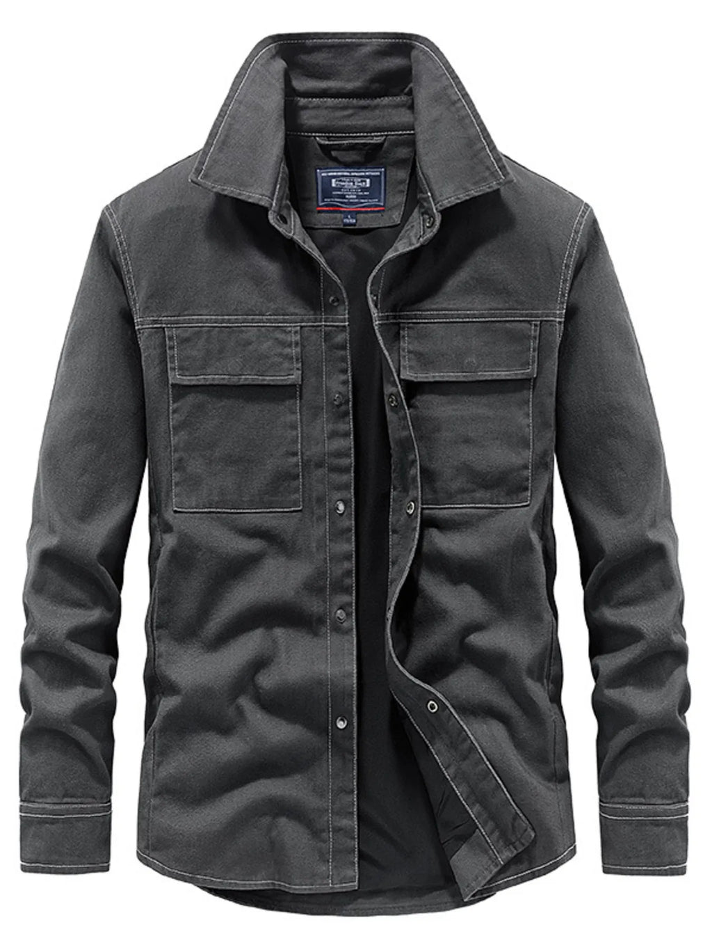 men's men's plus size button up long sleeve shirt - product detail