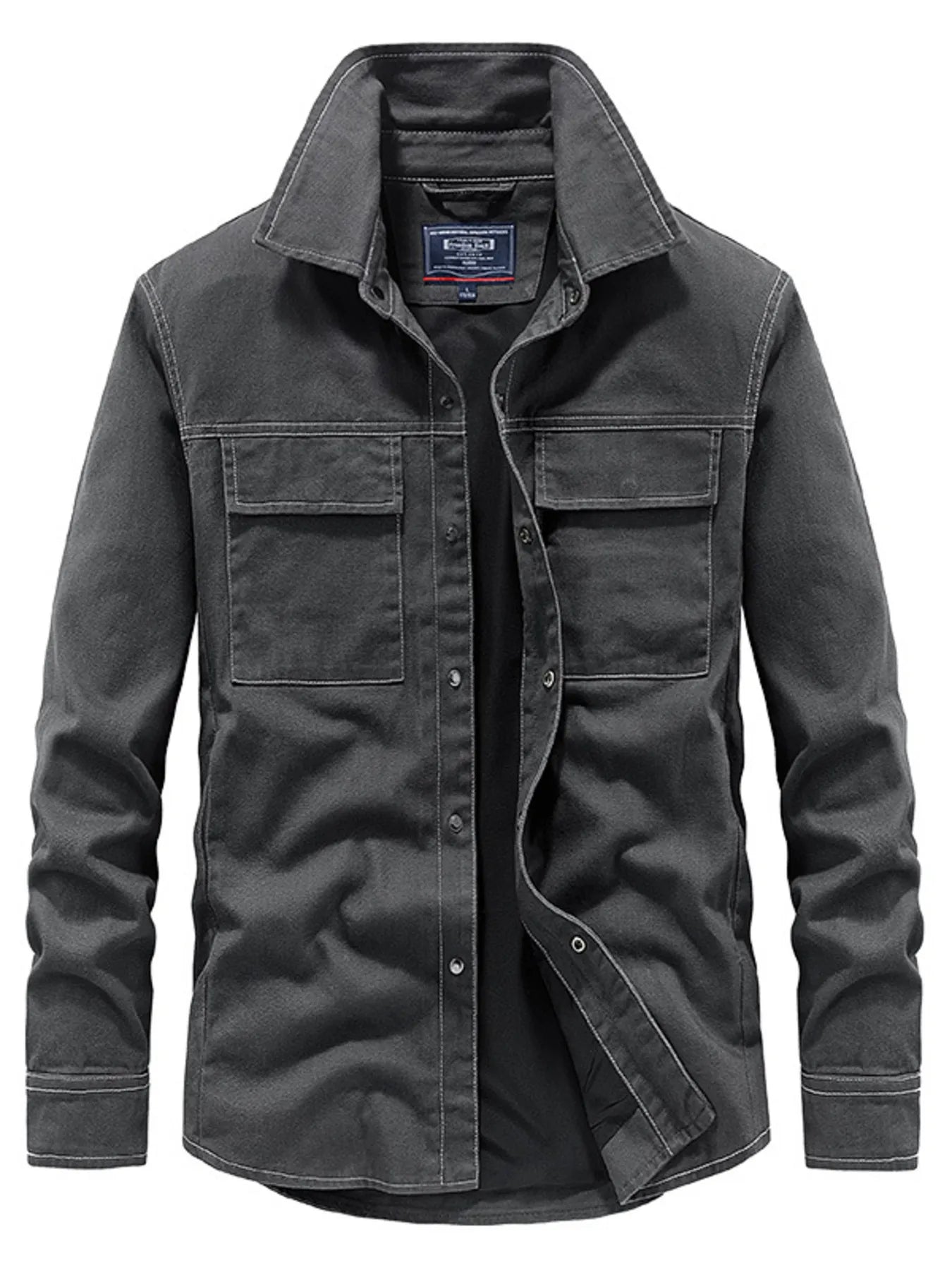men's men's plus size button up long sleeve shirt - product detail
