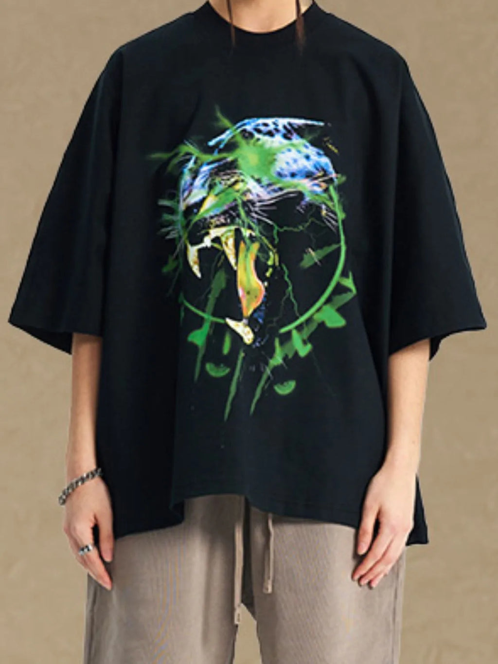 Men's Graphic Round Neck Half Sleeve T-Shirt